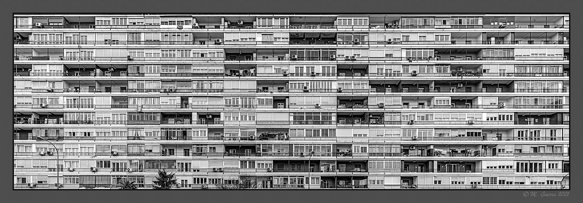 Casas colmena cerca de la M-30 en Madrid. 100ASA