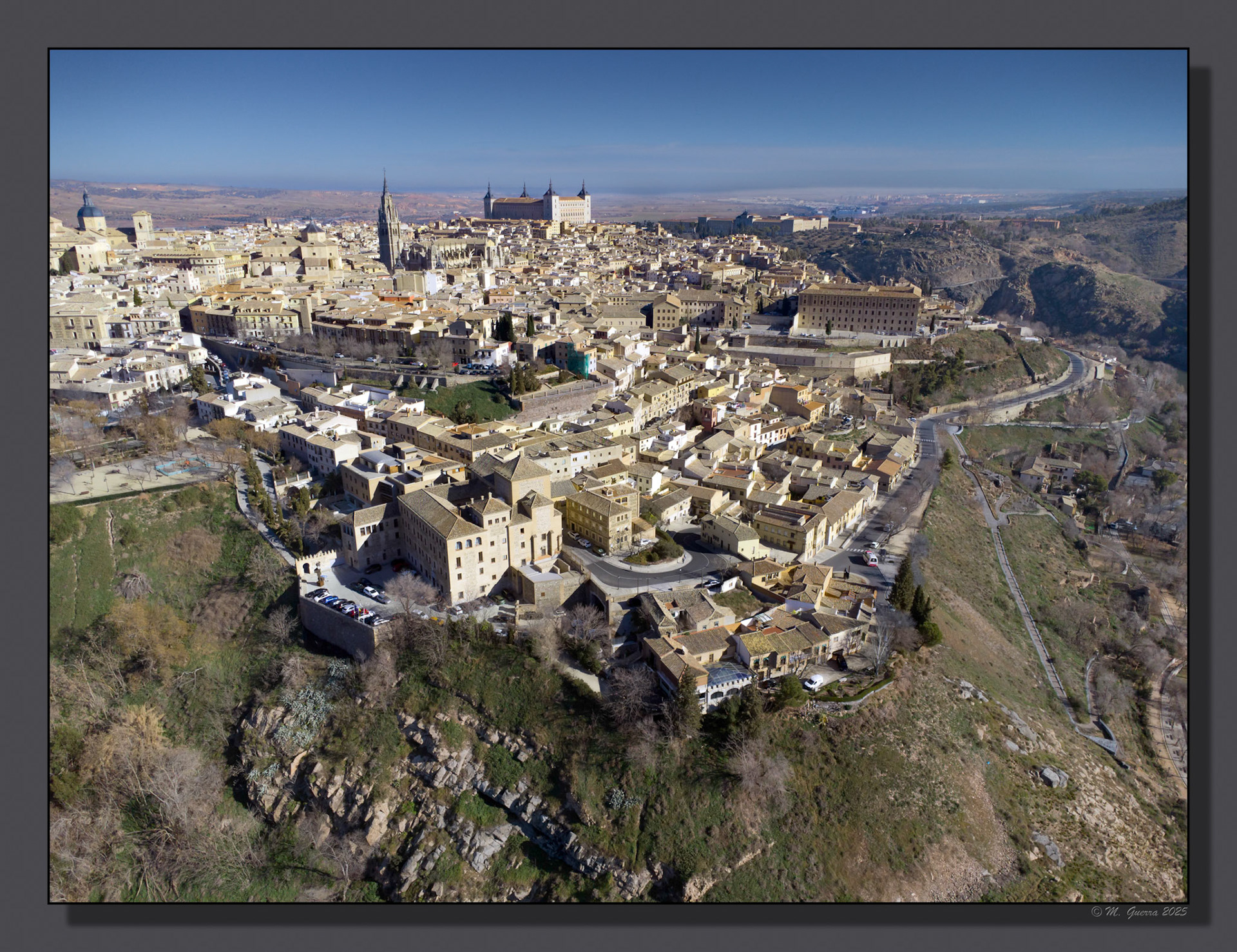 La ciudad de Toledo desde el dron
