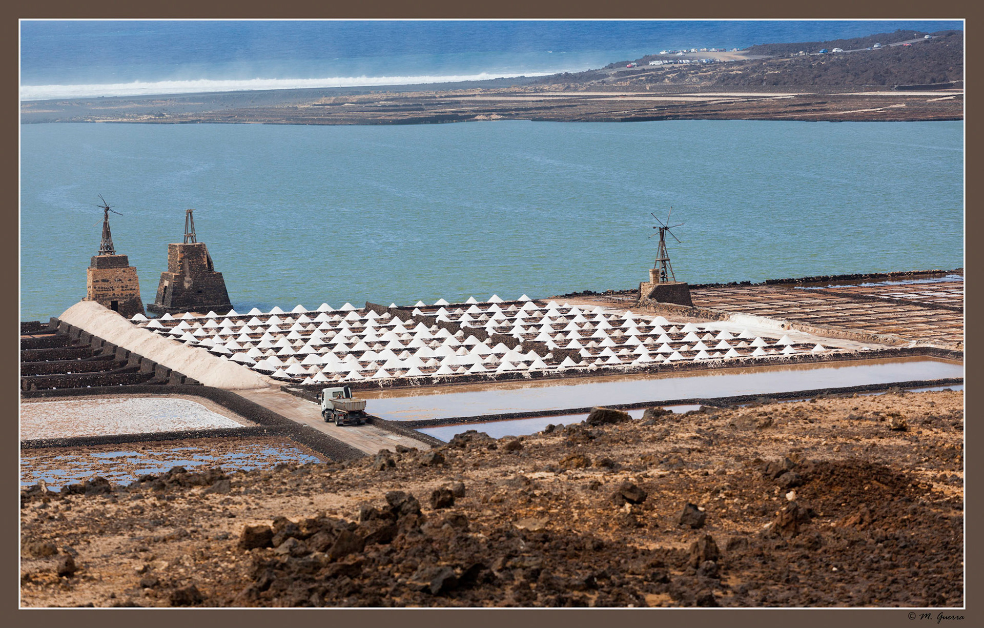 Las salinas del Janubio en Lanzarote. Ampliar
