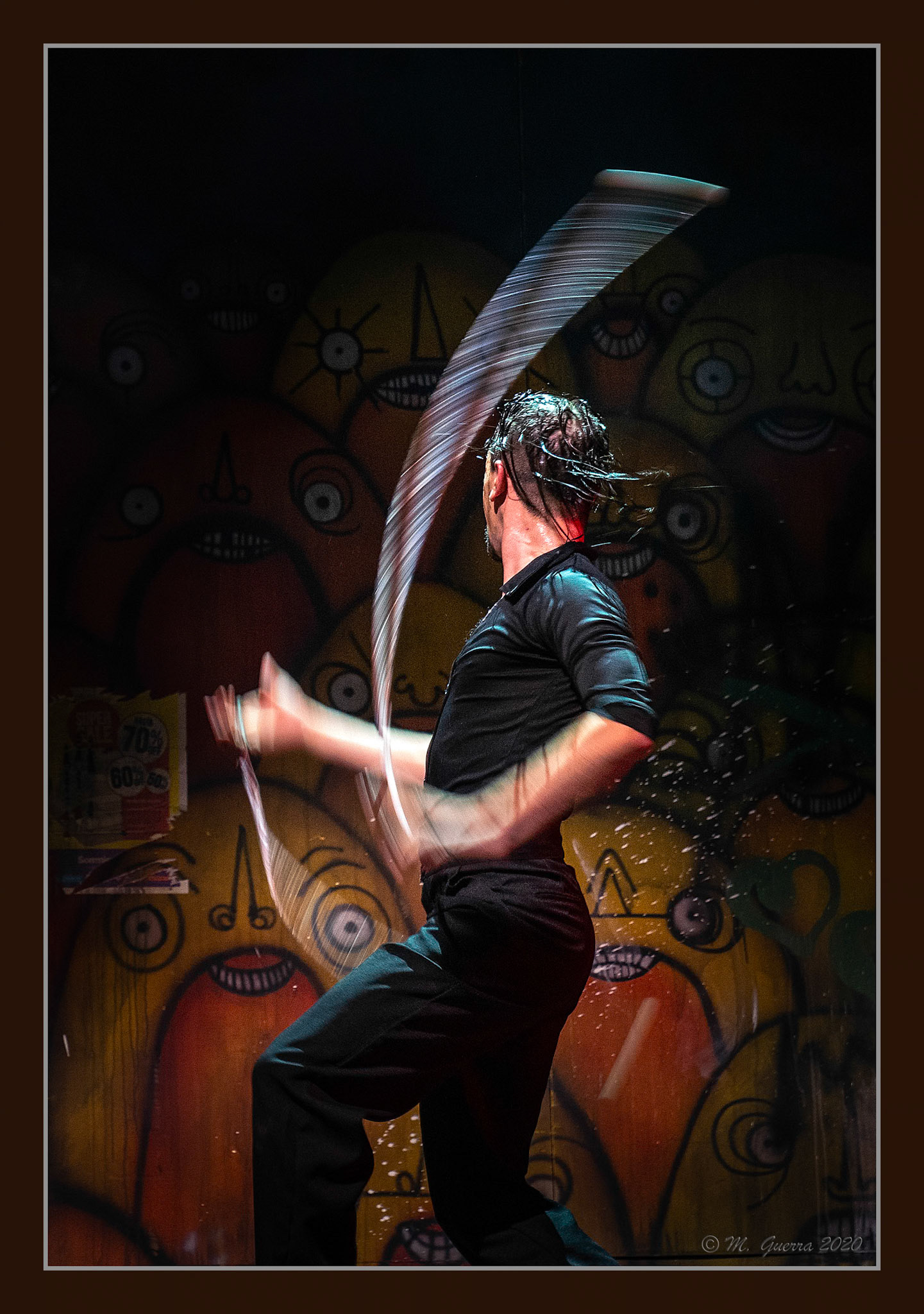 Espectáculo de la cena tango en un teatro de Buenos Aires. 100ASA
