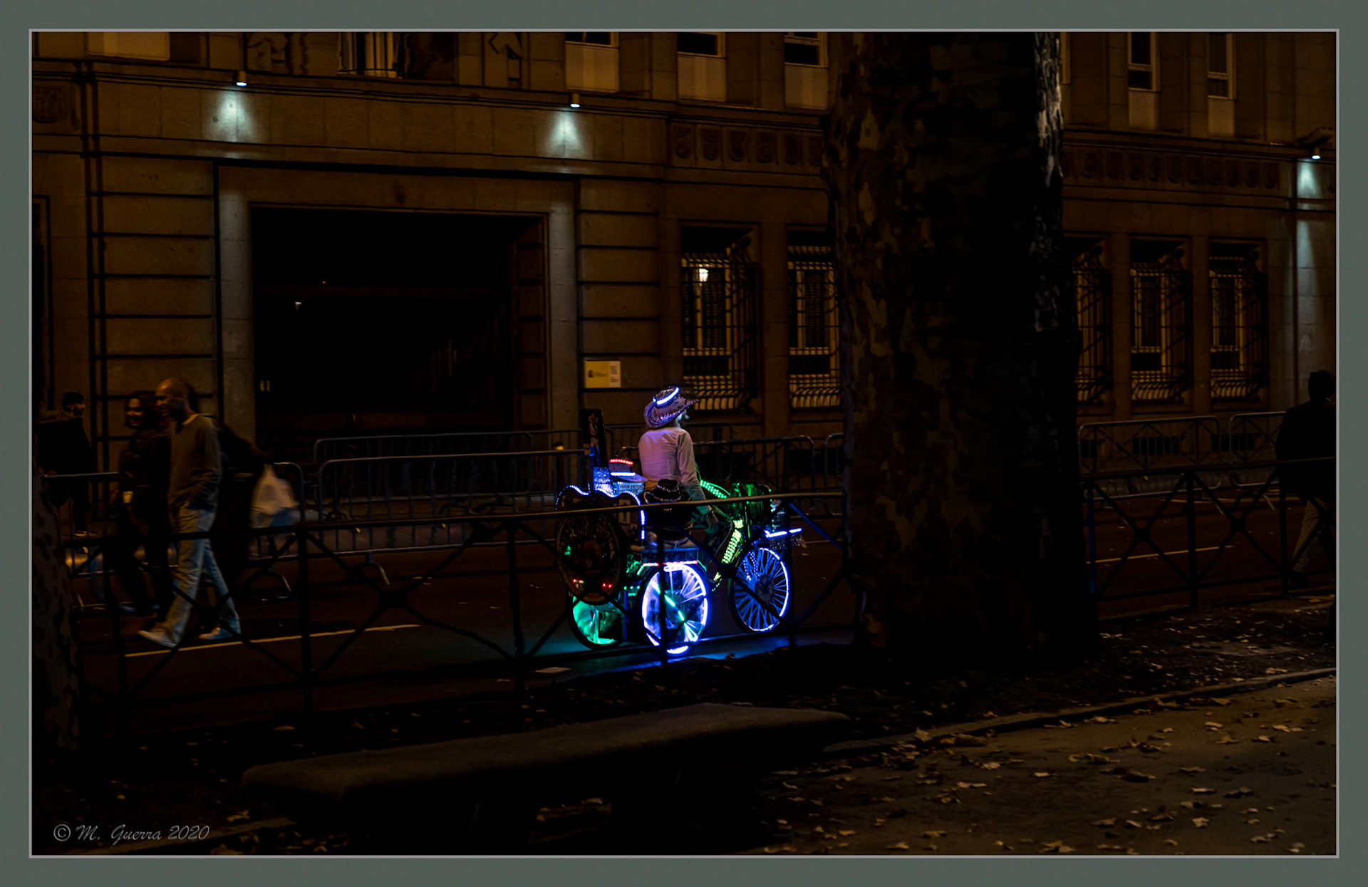 El hombre de las 10.000 luces en Madrid