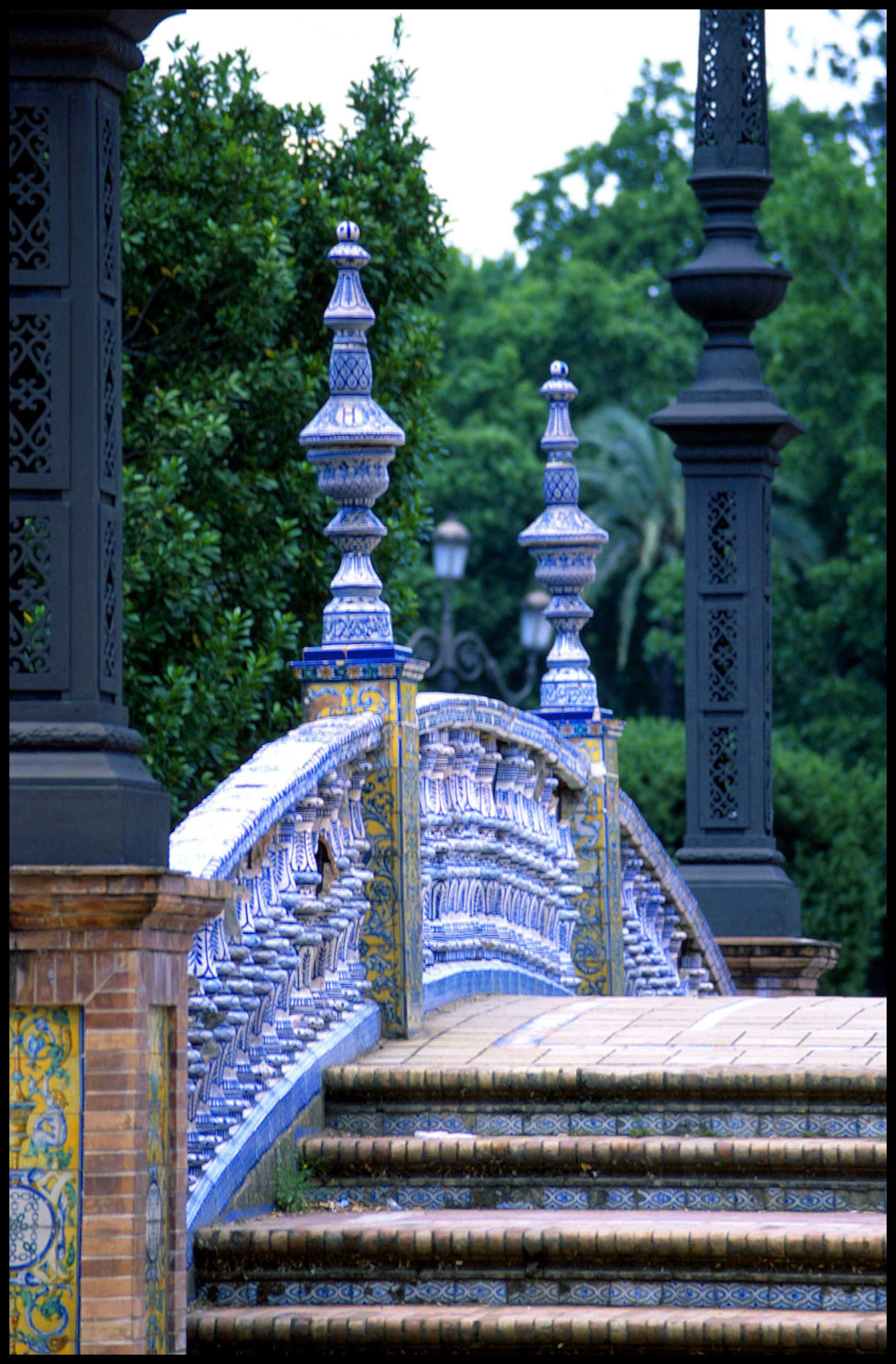 La plaza de España en Sevilla. Ampliar