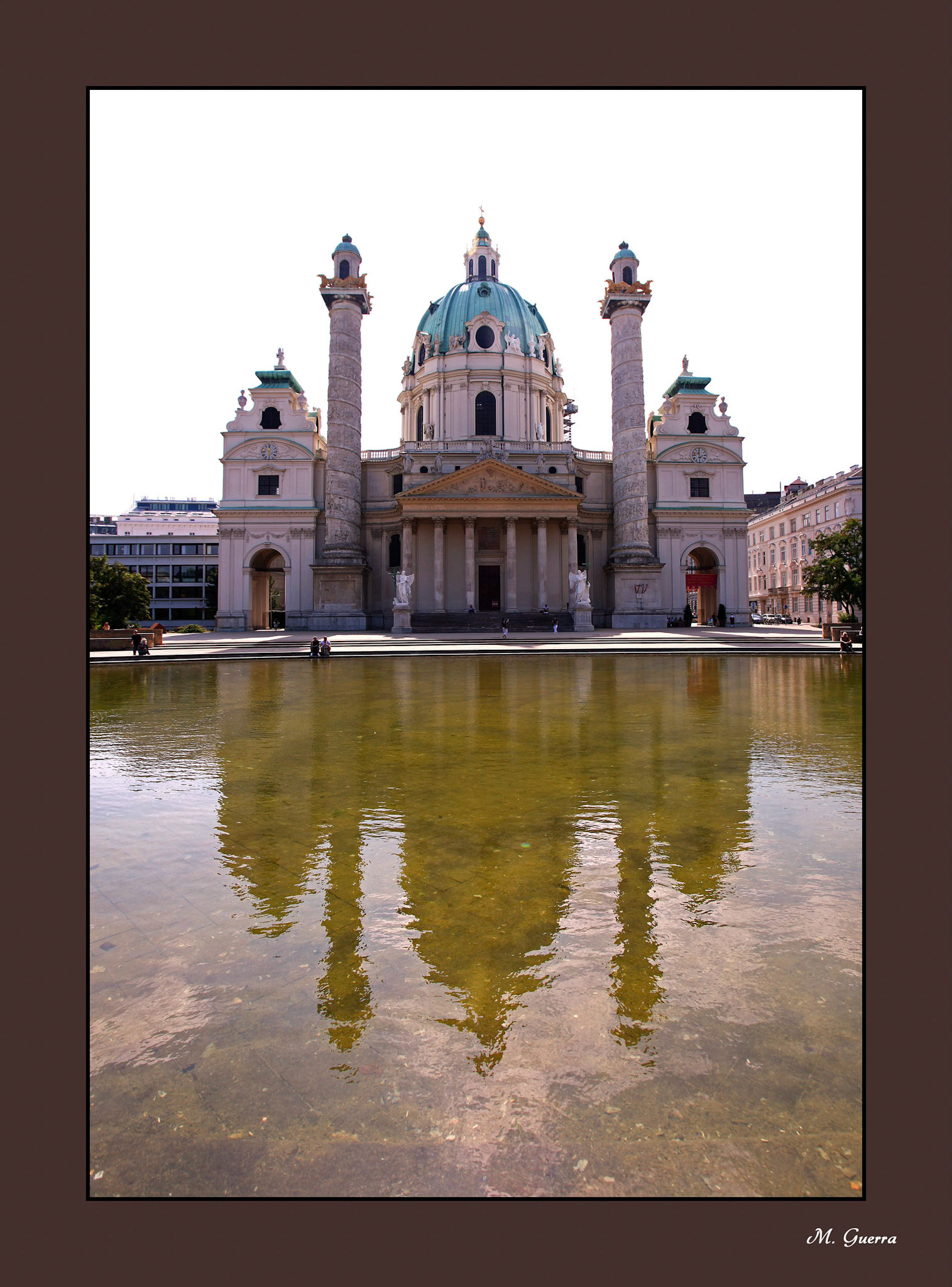 La iglesia de San Carlos en Viena. Ampliar