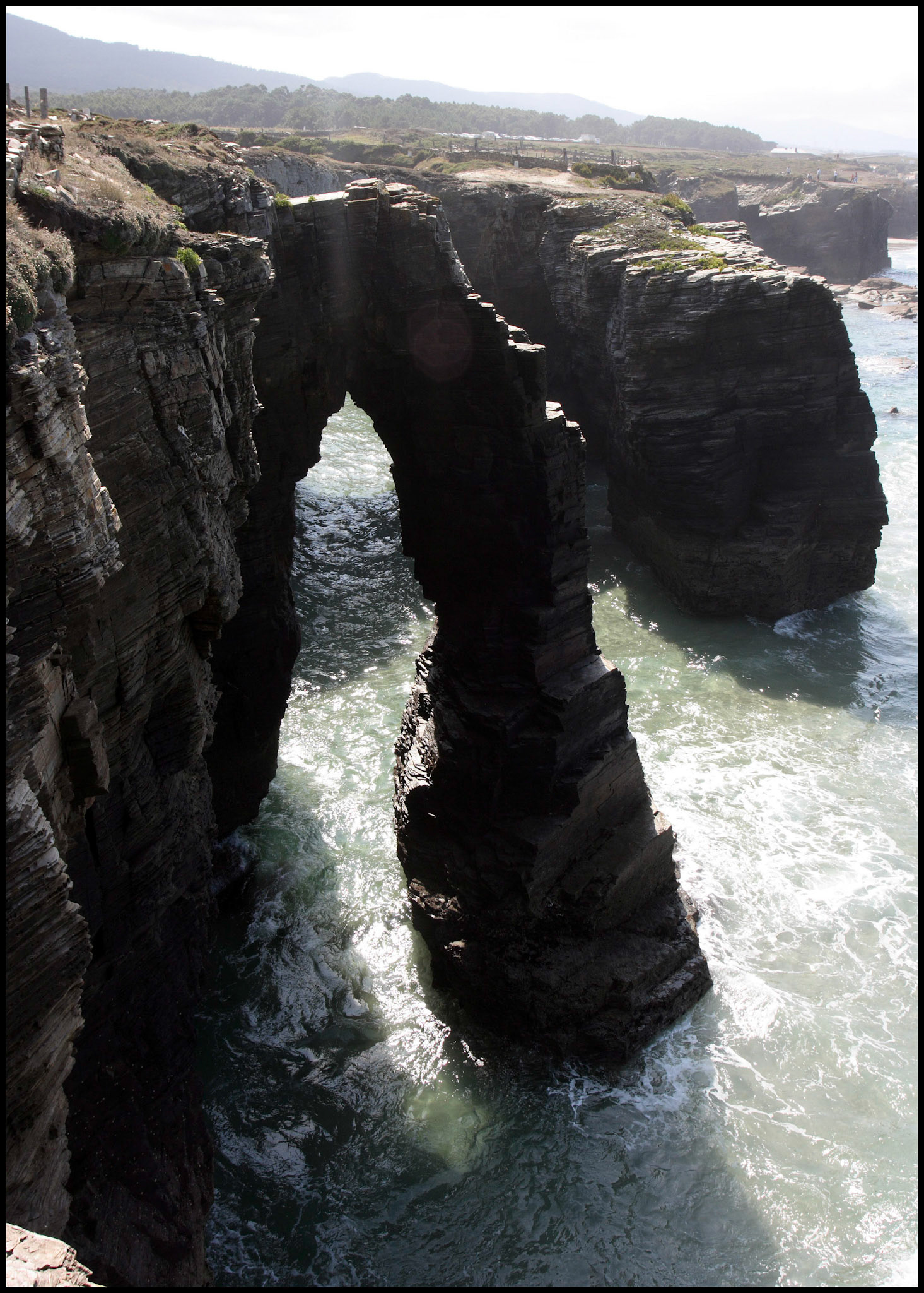 La playa de las Catedrales en Lugo. Ampliar
