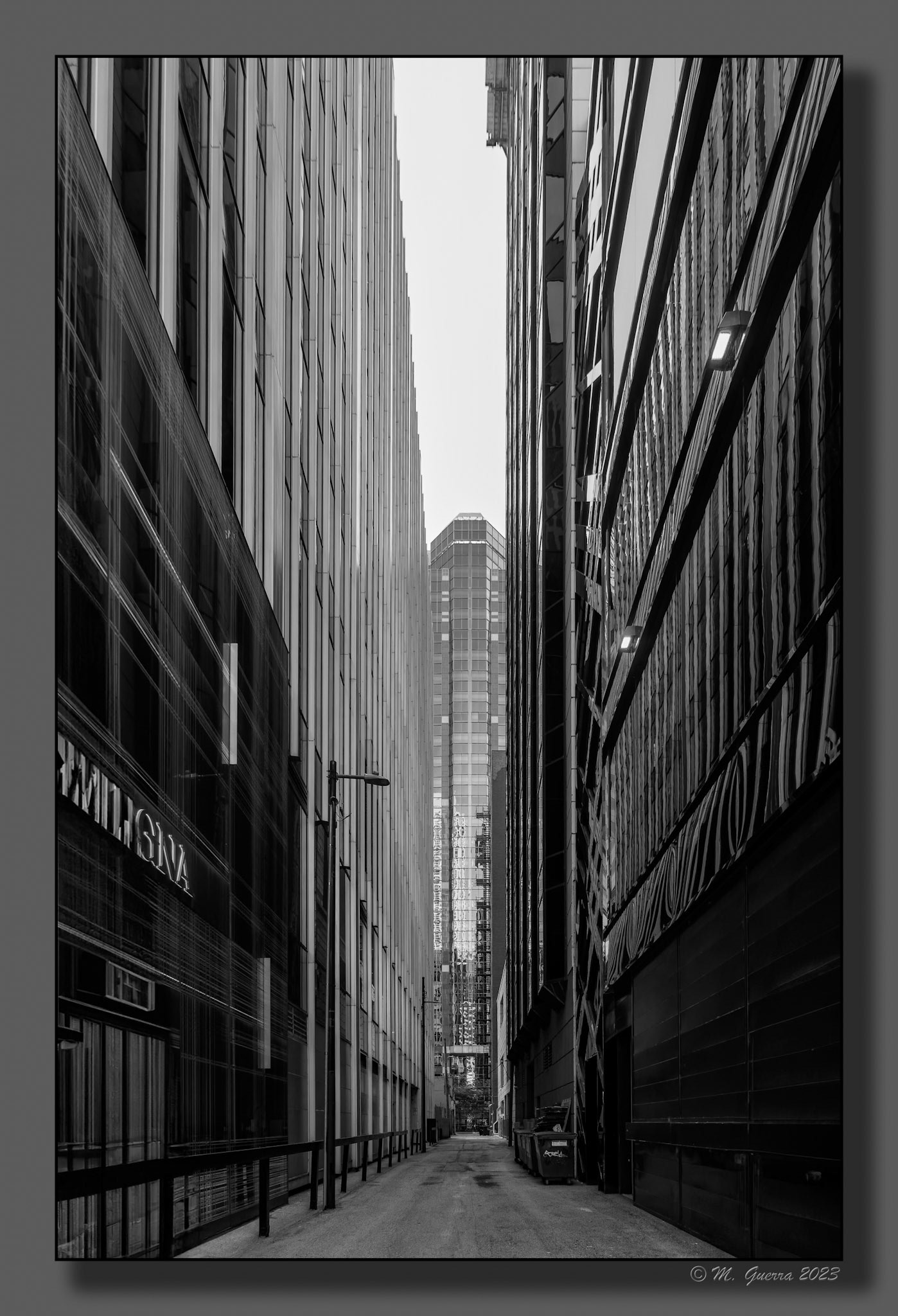 Callejón en Chicago. 100ASA
