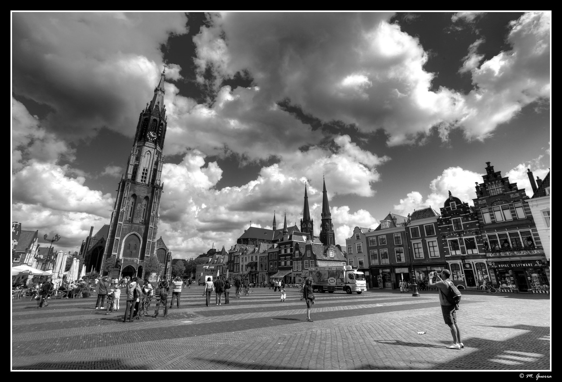 Plaza de la nueva iglesia de Delft. Ampliar