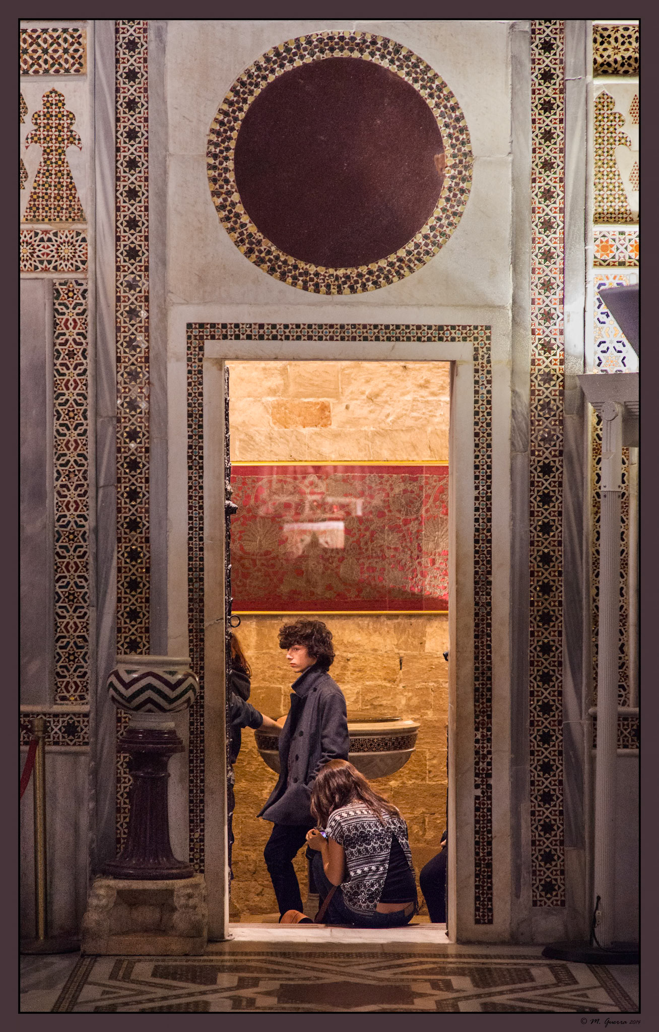 Inerior de la Capilla Palatina en Palermo. Ampliar