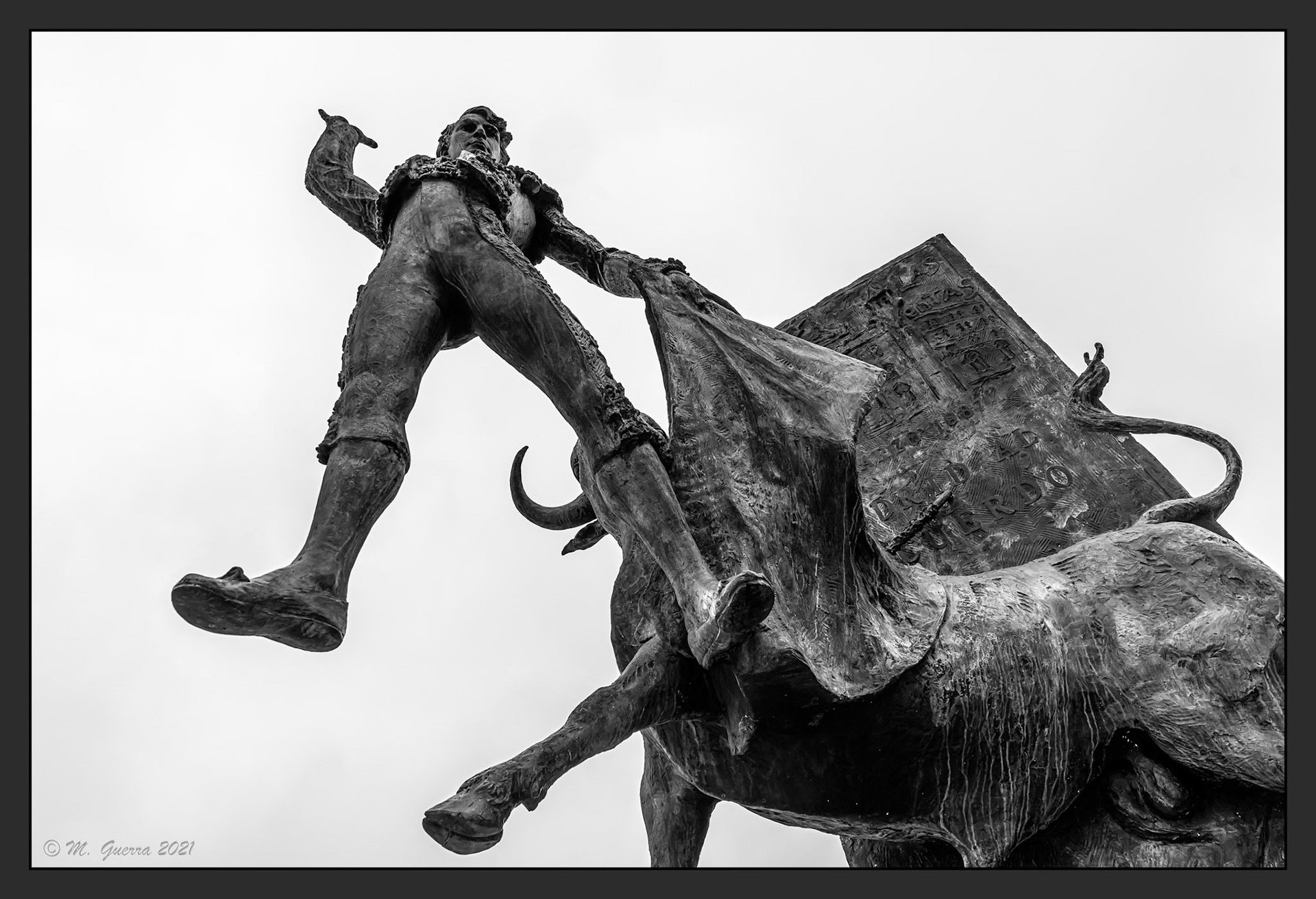 Estatua de un torero en la Plaza de Las Ventas
