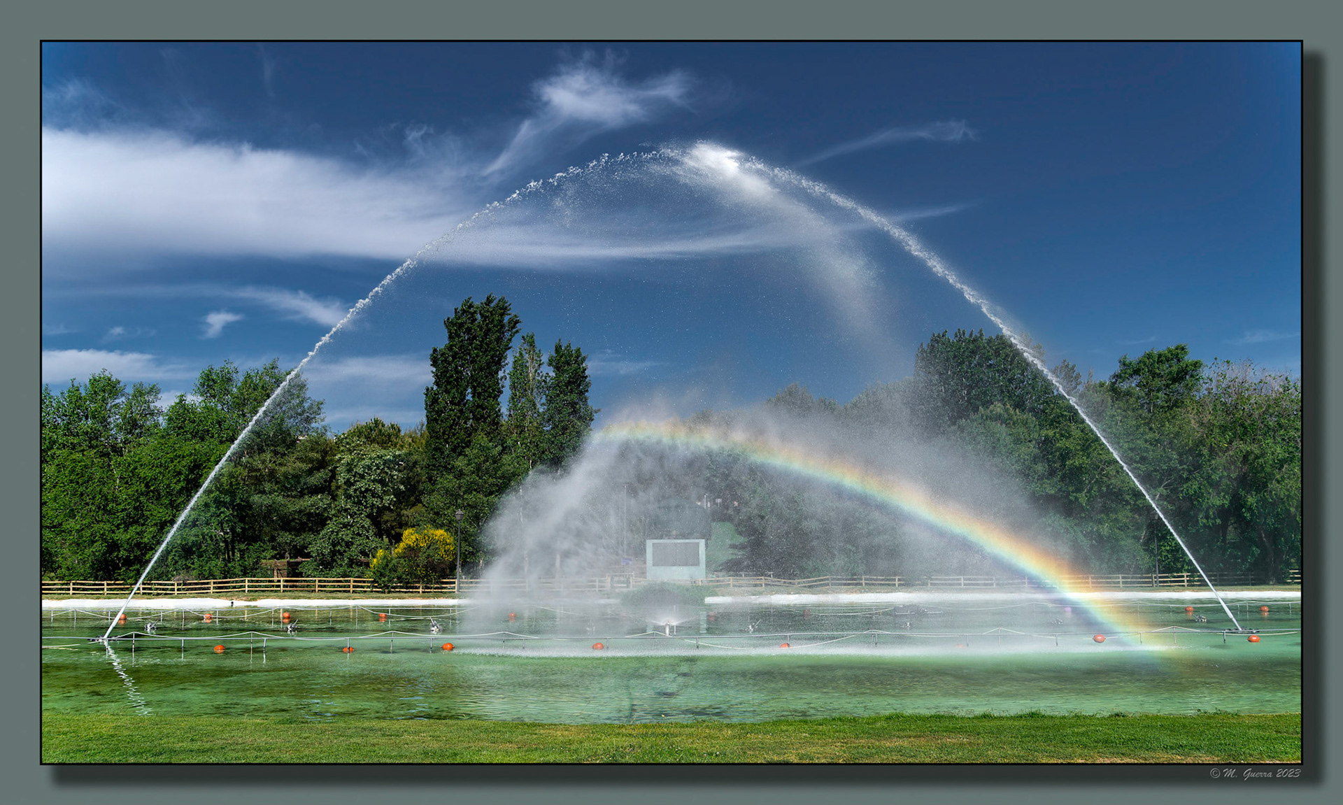 Fuente en el Parque Europa de Torrejón