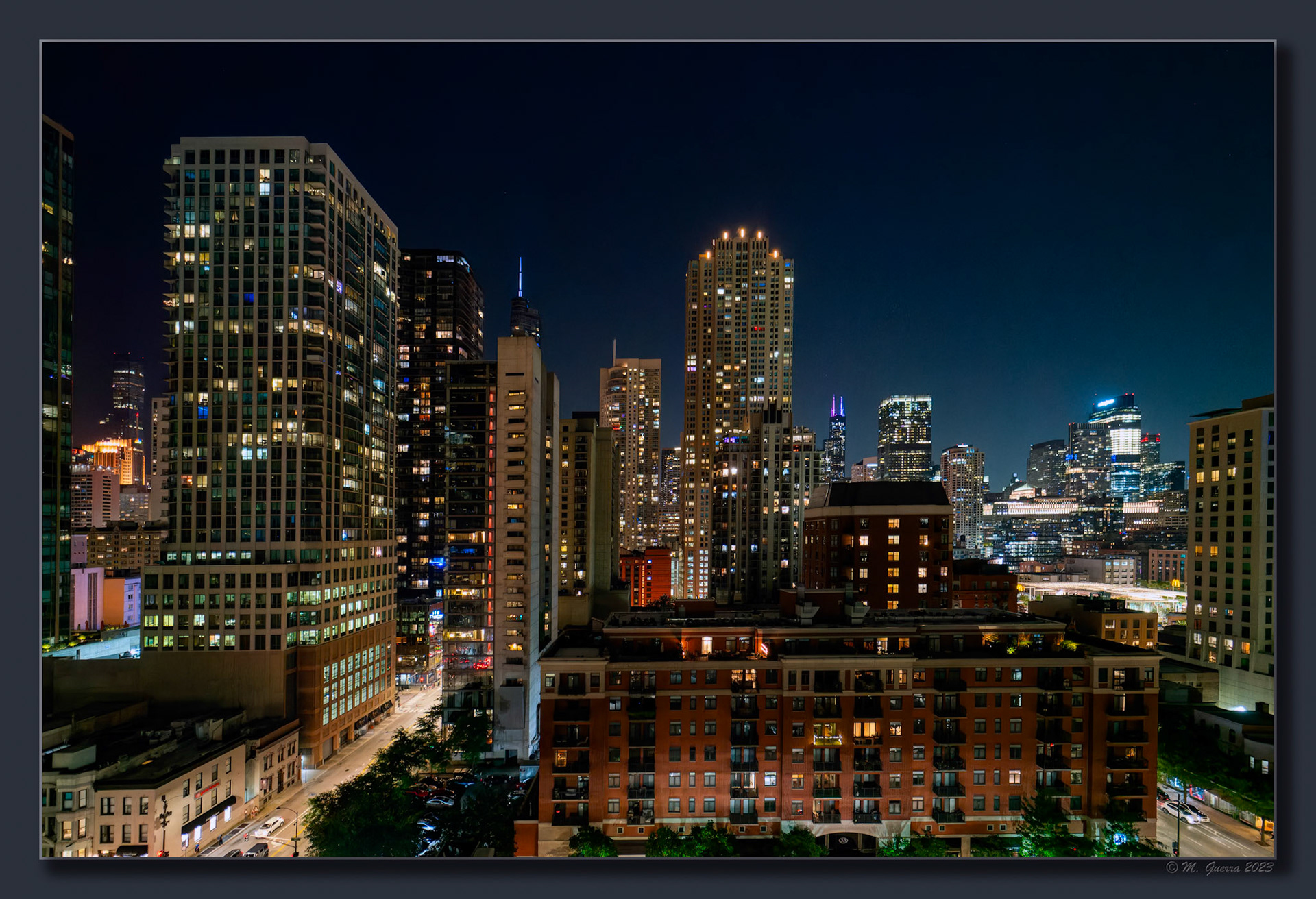 Vistas desde el apartamento de Kasa Magnificient Mile de Chicago. 100ASA