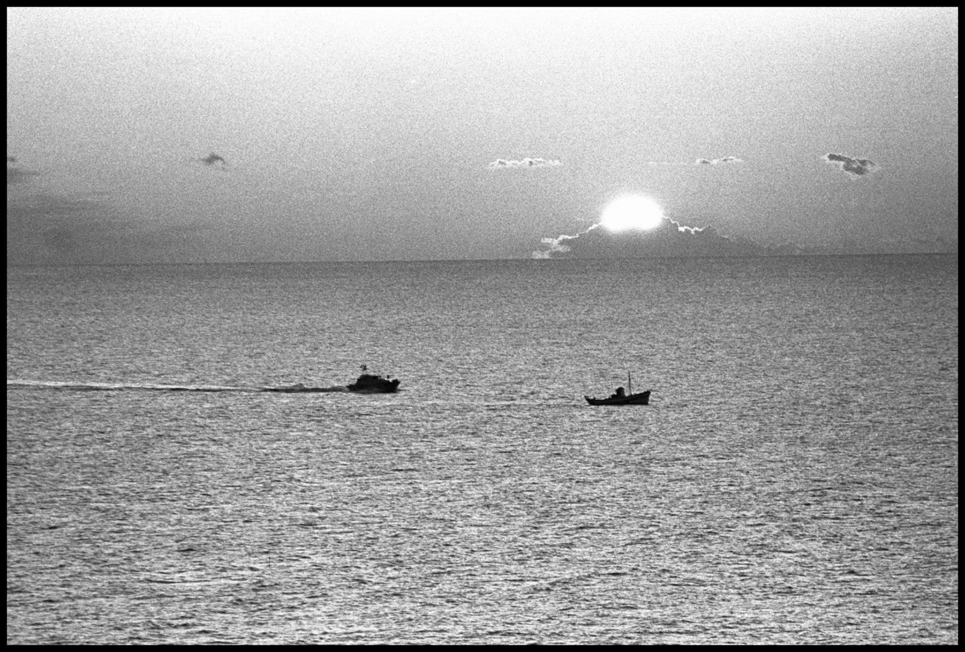 El Mediterráneo desde la costa de Almería en el Hotel La Parra. Ampliar