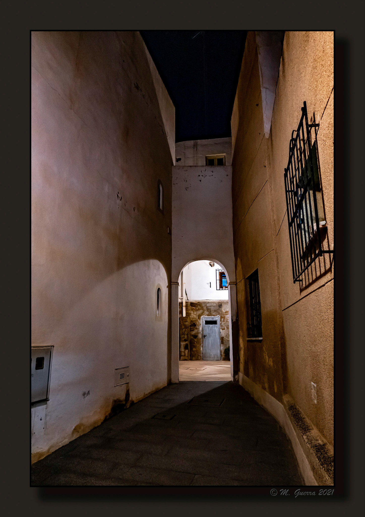 Arco en el Calpe histórico