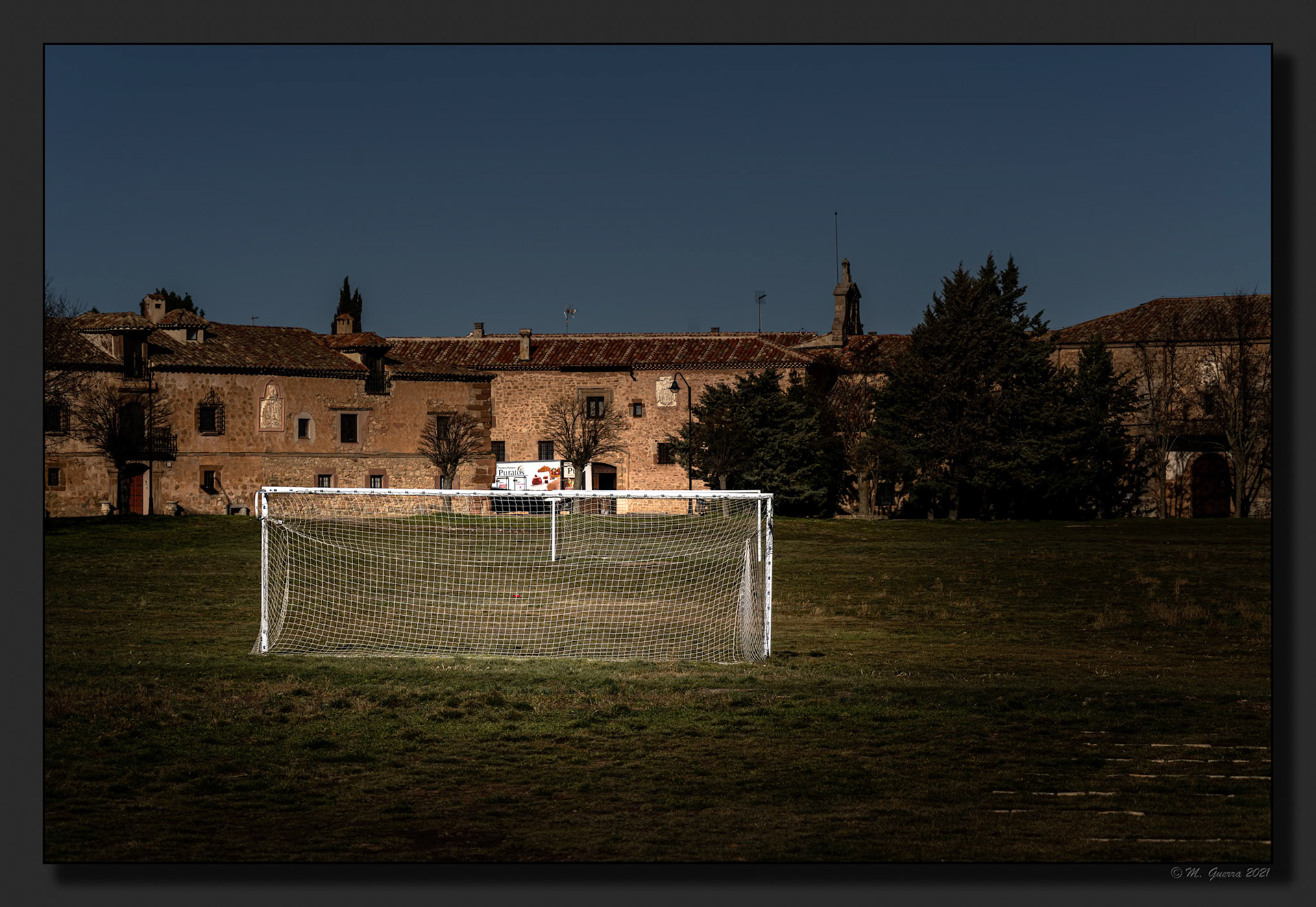Portería de fútbol en Medinaceli. 100ASA