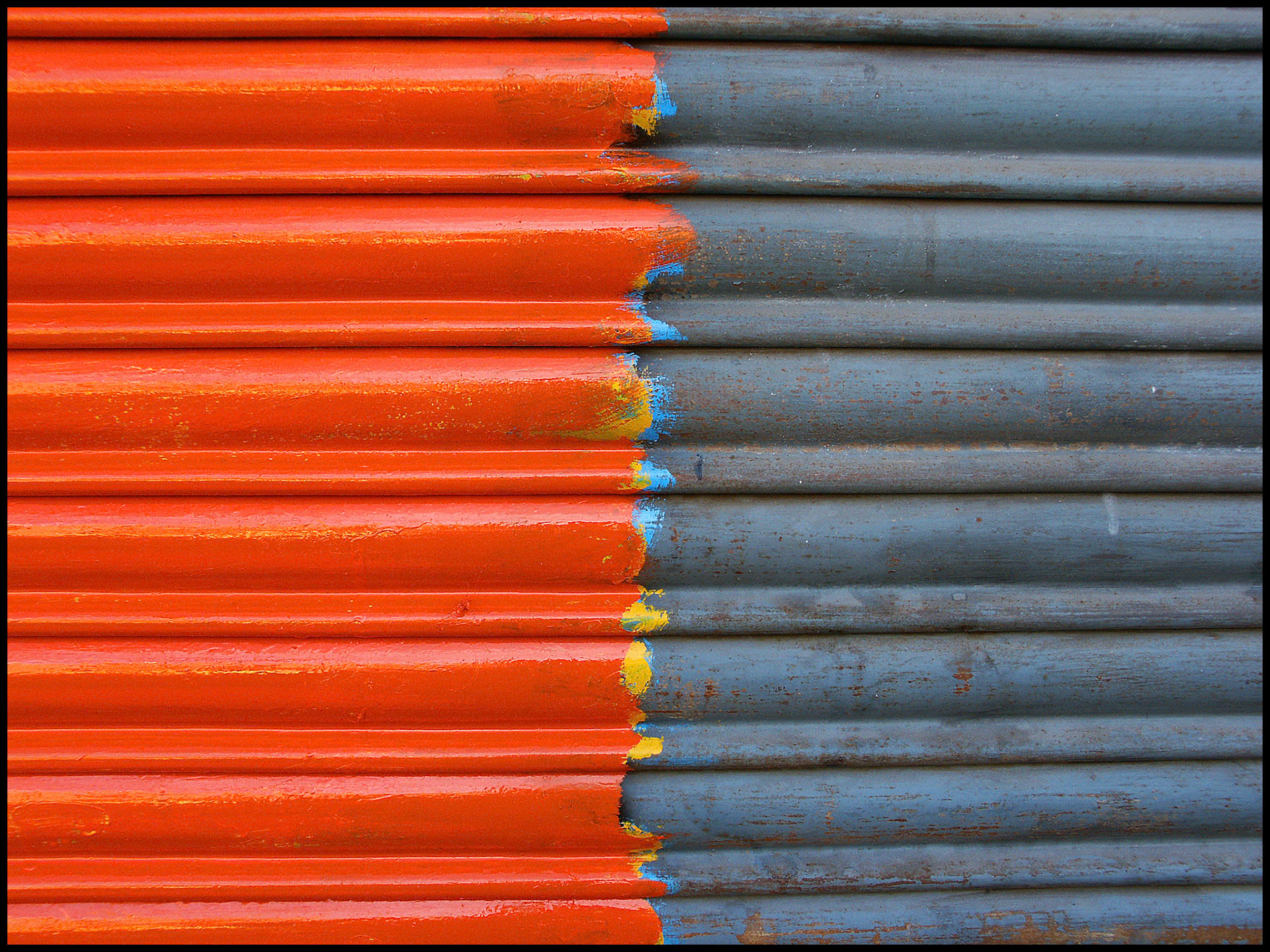 Puerta en la calle López de Hoyos en Madrid. Ampliar. 100ASA