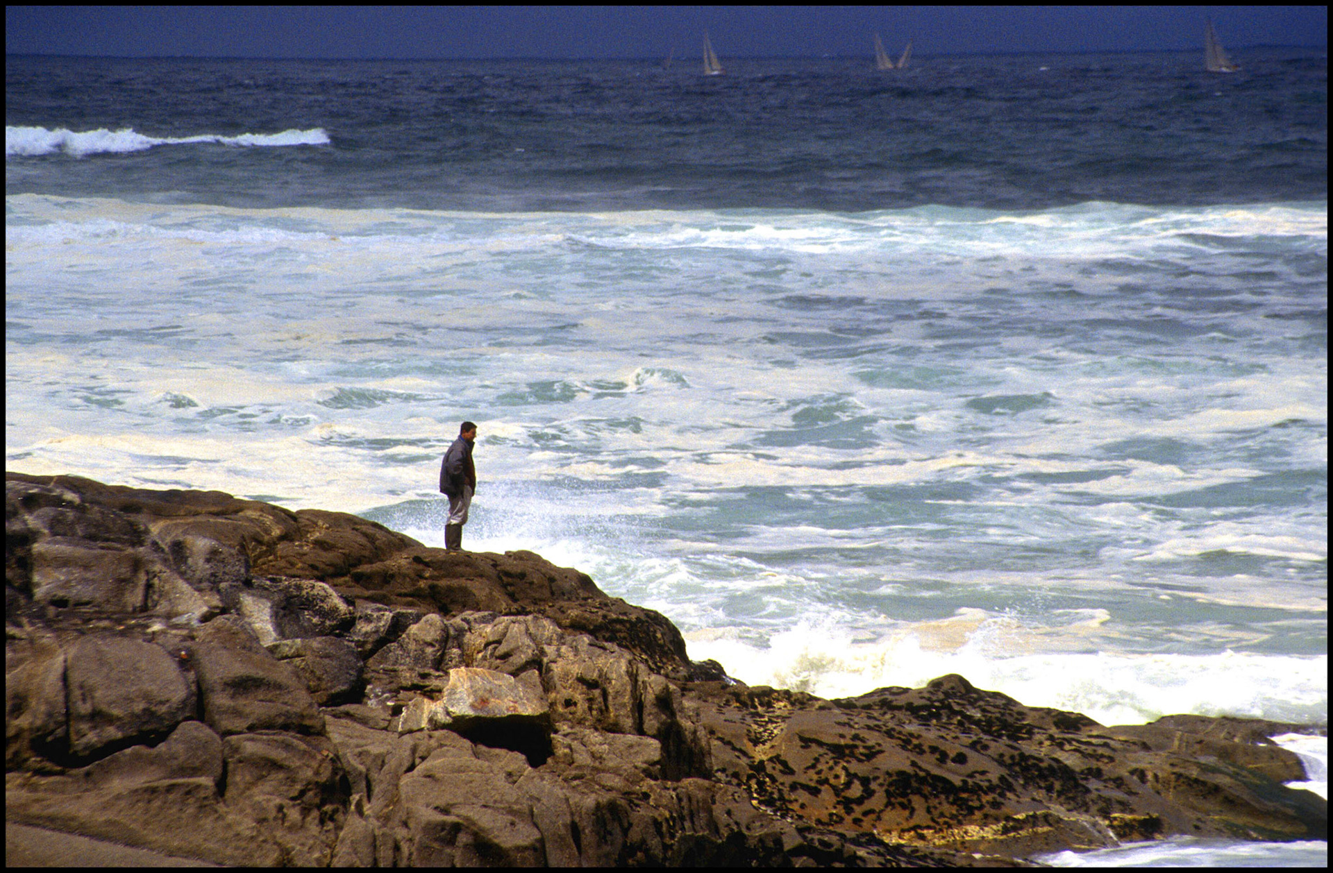 El Océano Atlántico desde Bayona. Ampliar