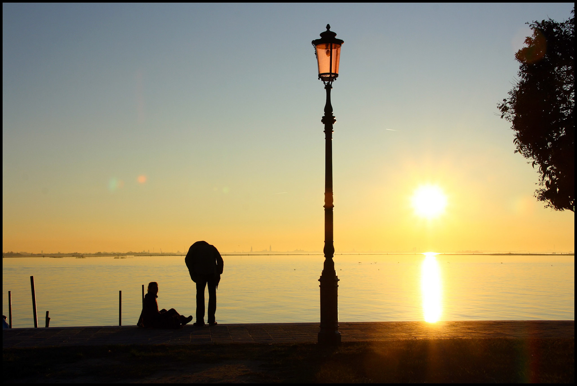 Pareja en Burano. Ampliar