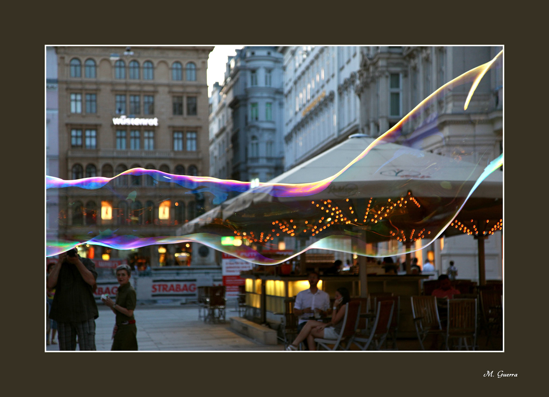 Pompas de jabón en Viena. Ampliar