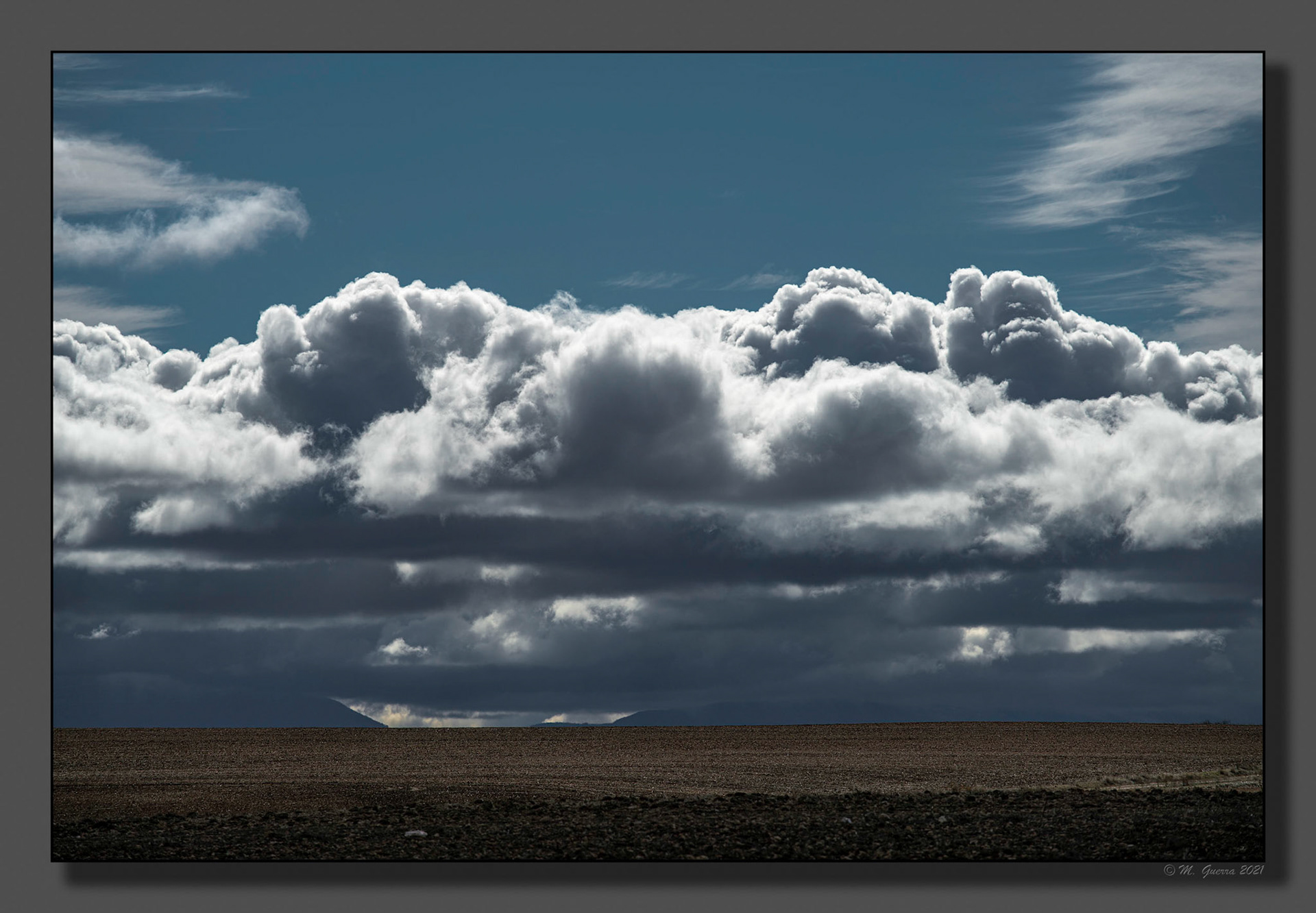 CAmpo con nubes cerca de Maderuelo