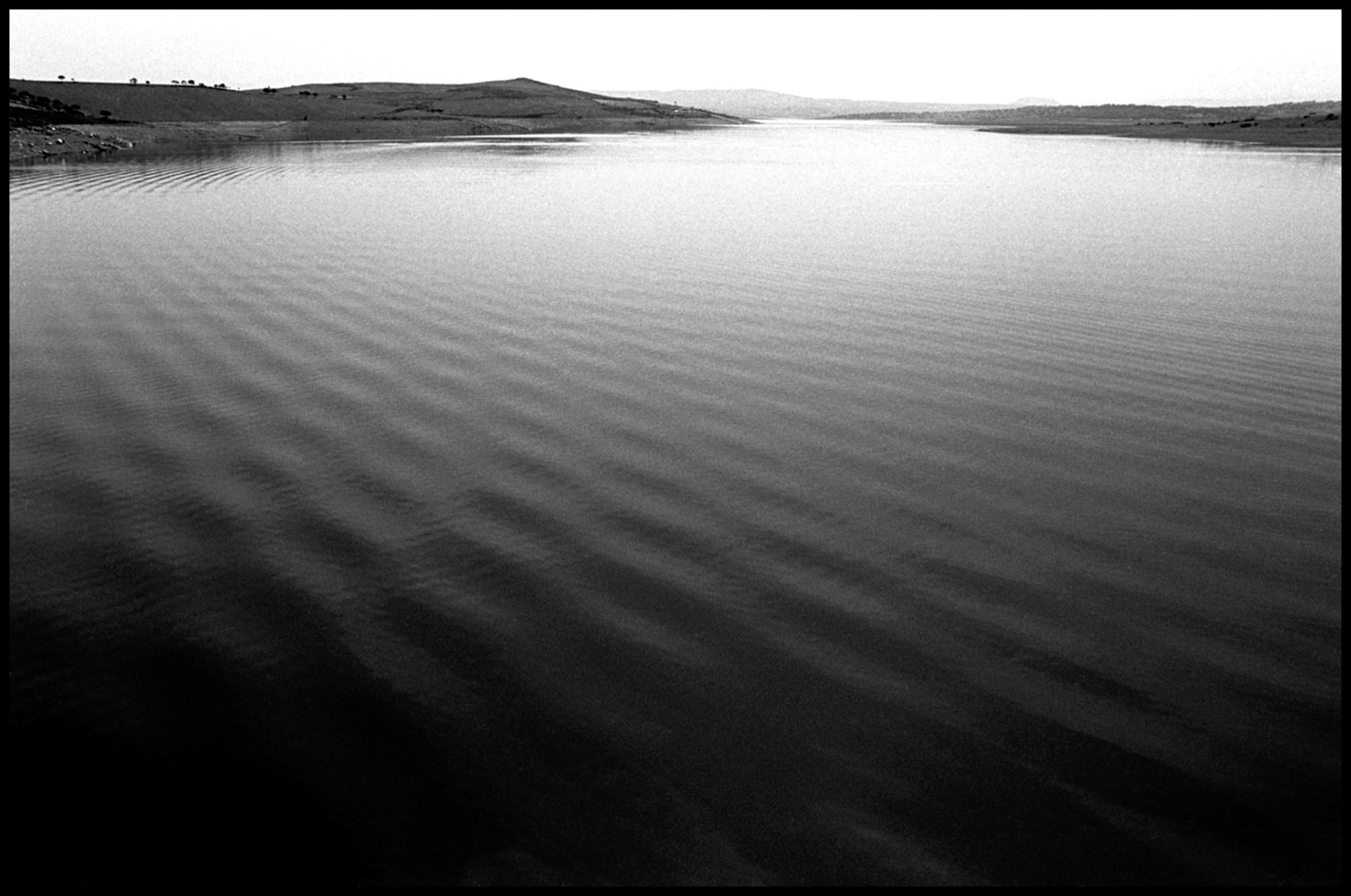 Embalse en Salamanca. Ampliar. 100ASA