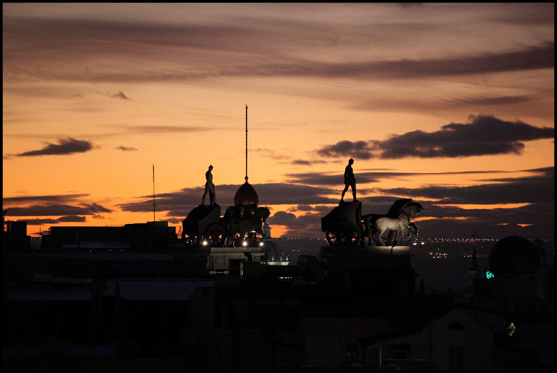 Madrid desde la terraza del Círculo de Bellas Artes. Ampliar