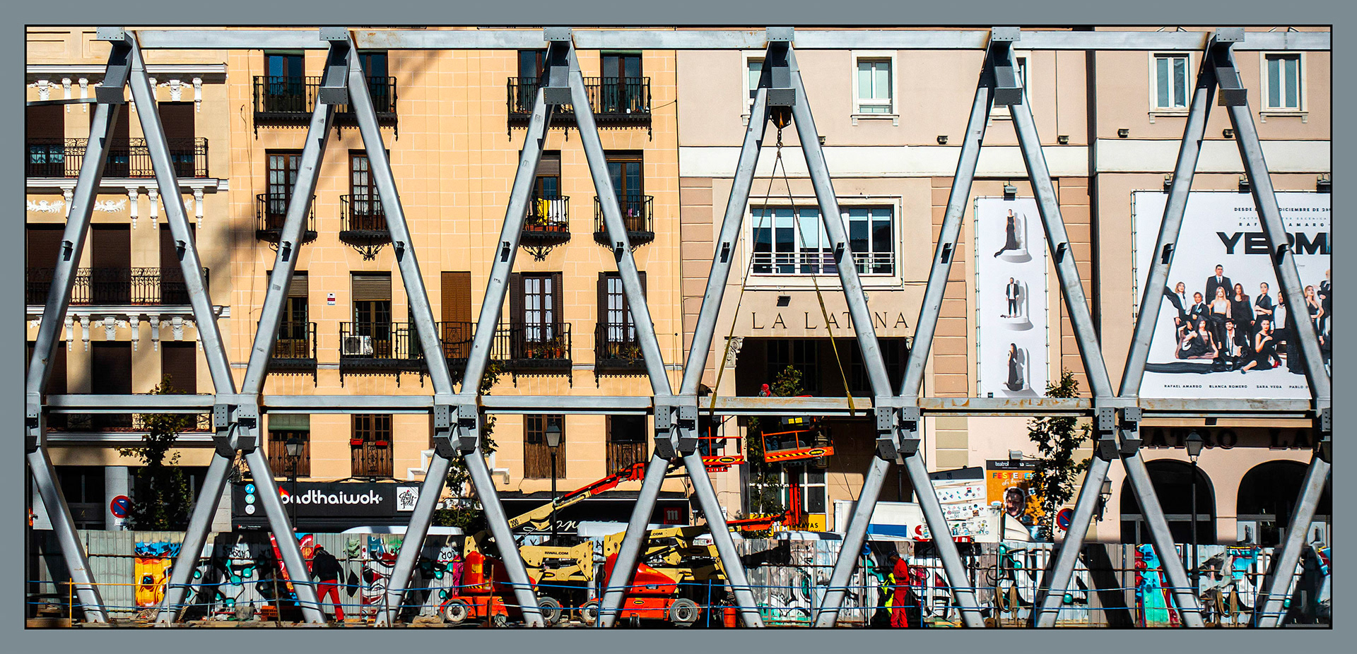 Obras en la Plaza de la Cebada