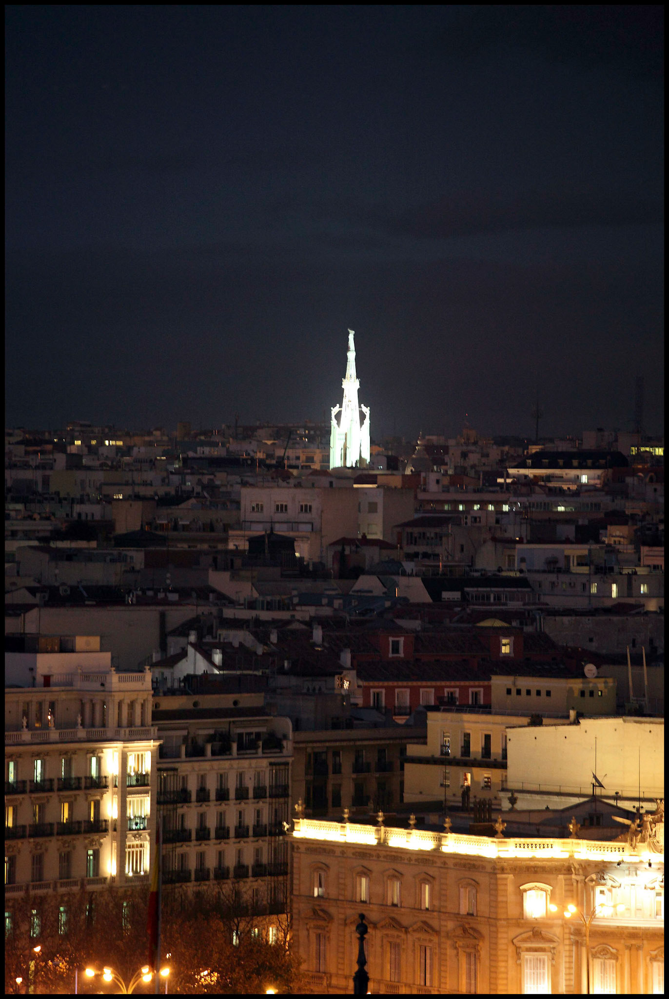Madrid desde la terraza del Círculo de Bellas Artes. Ampliar