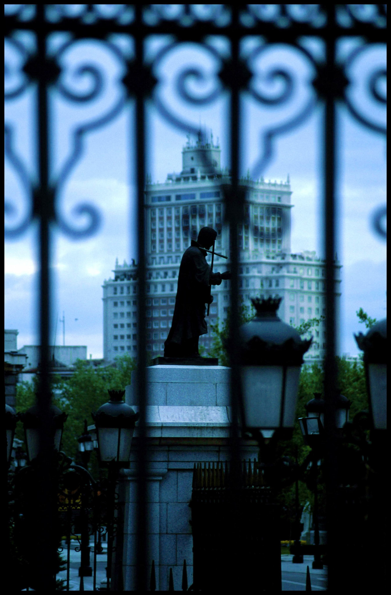 Edificio de la Plaza de España en Madrid. Ampliar