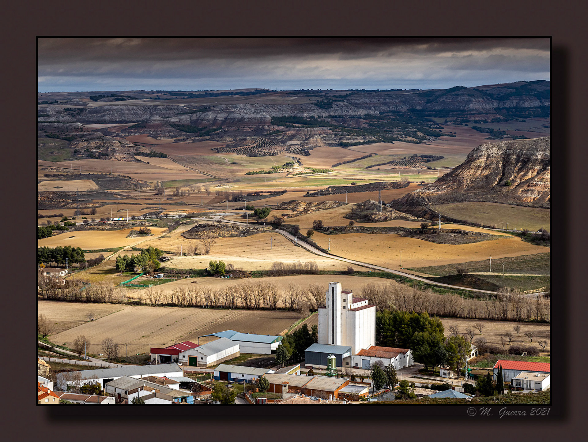 El pueblo de Huete desde el aire