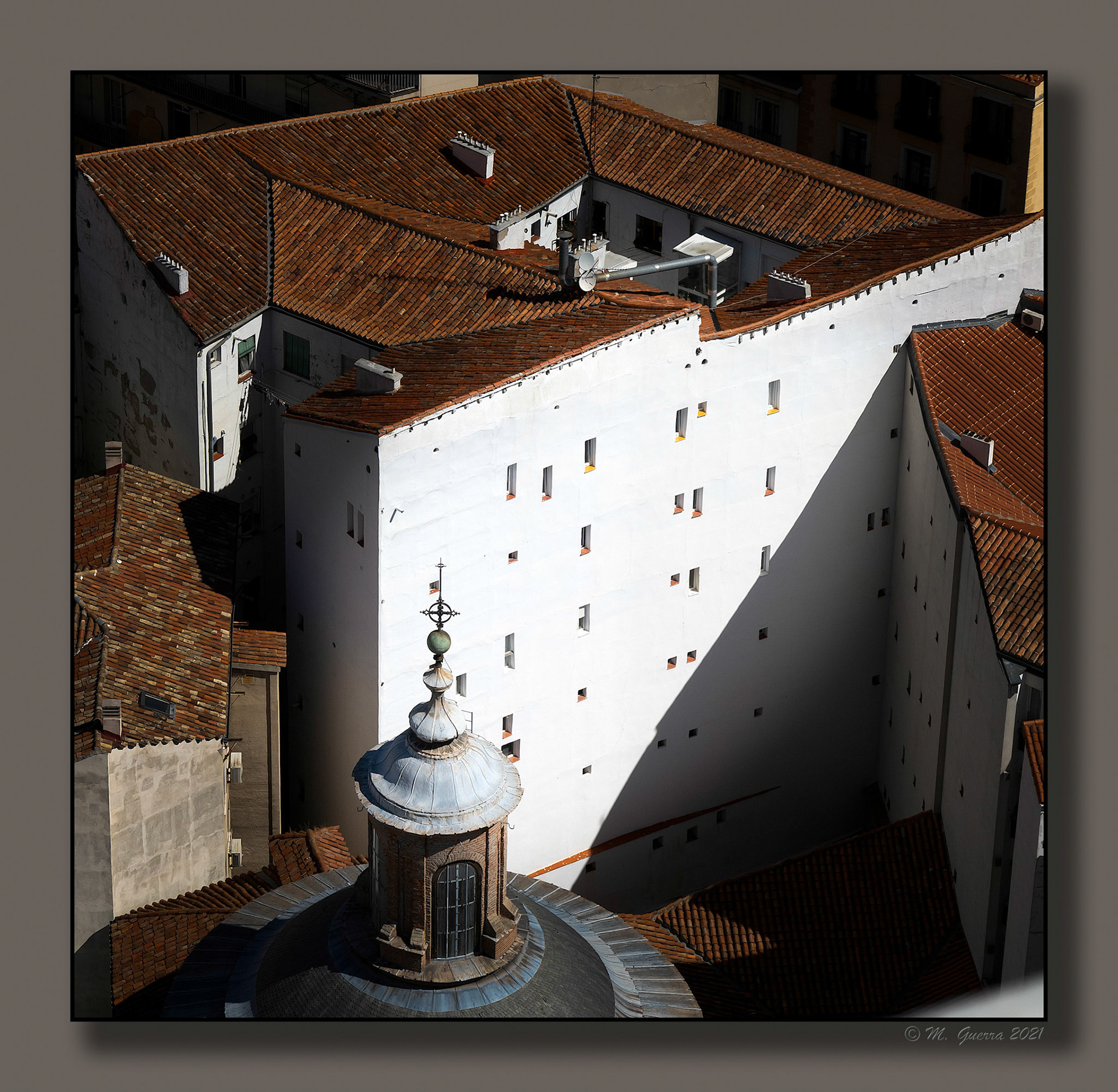 Tejados de casas en Madrid