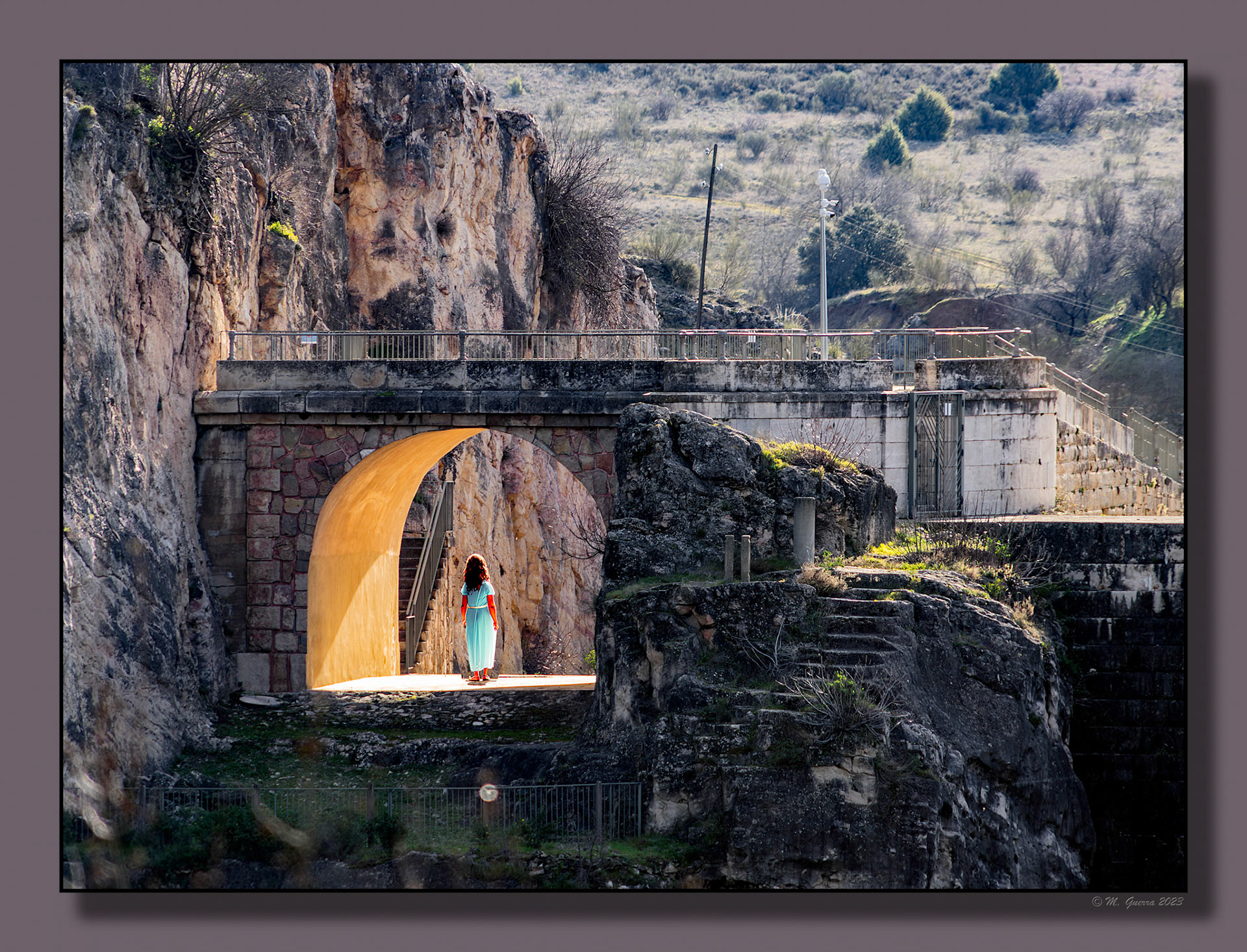Túnel anexo a la presa del Pontón de la Oliva. 100ASA
