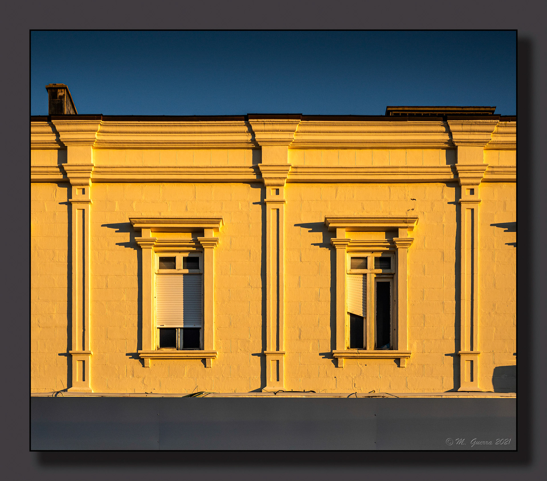 Ventanas de la estación de tren de Zamora