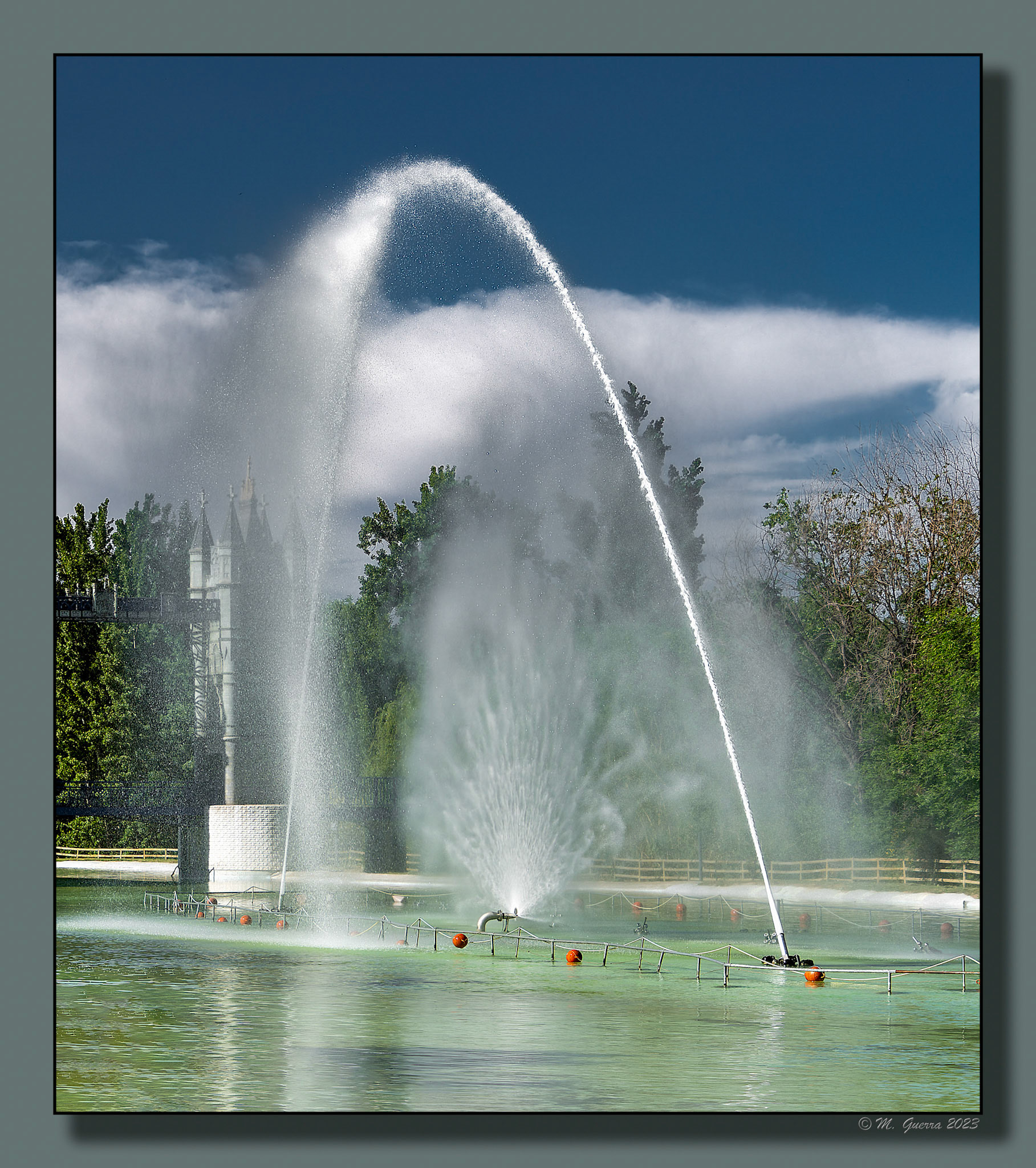 Fuente en el Parque Europa de Torrejón