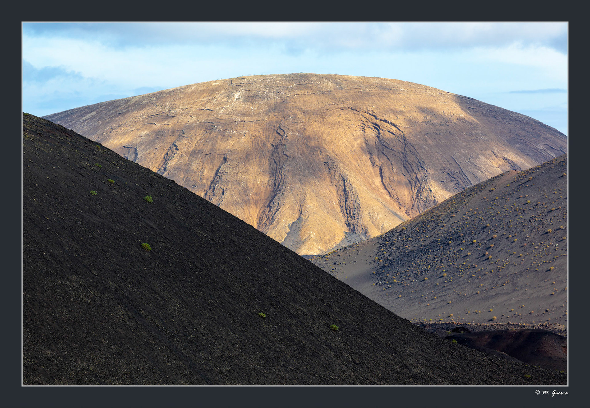 El parque nacional de Timanfaya en Lanzarote. Ampliar
