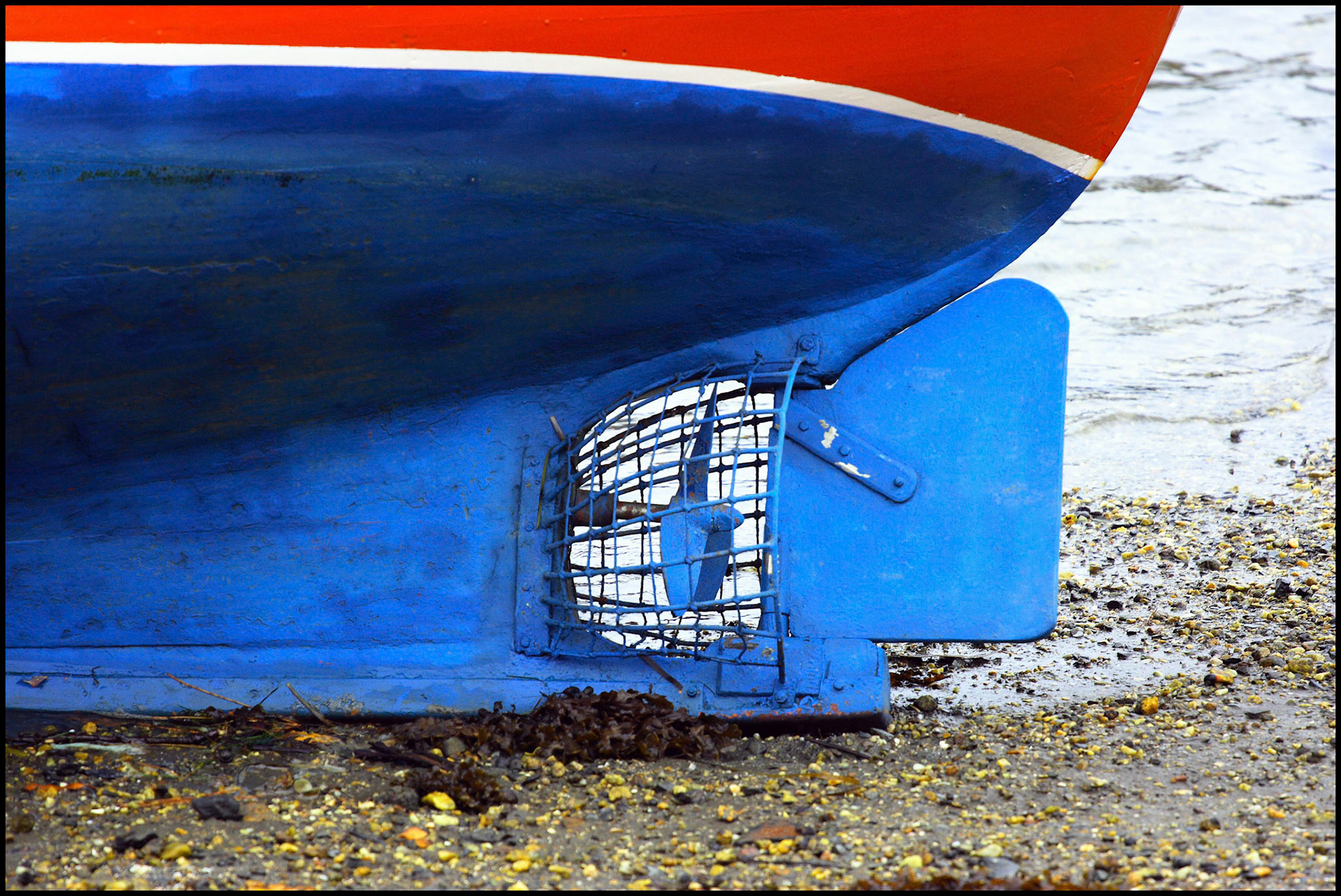 Barco de pesca en Barqueiro. Ampliar