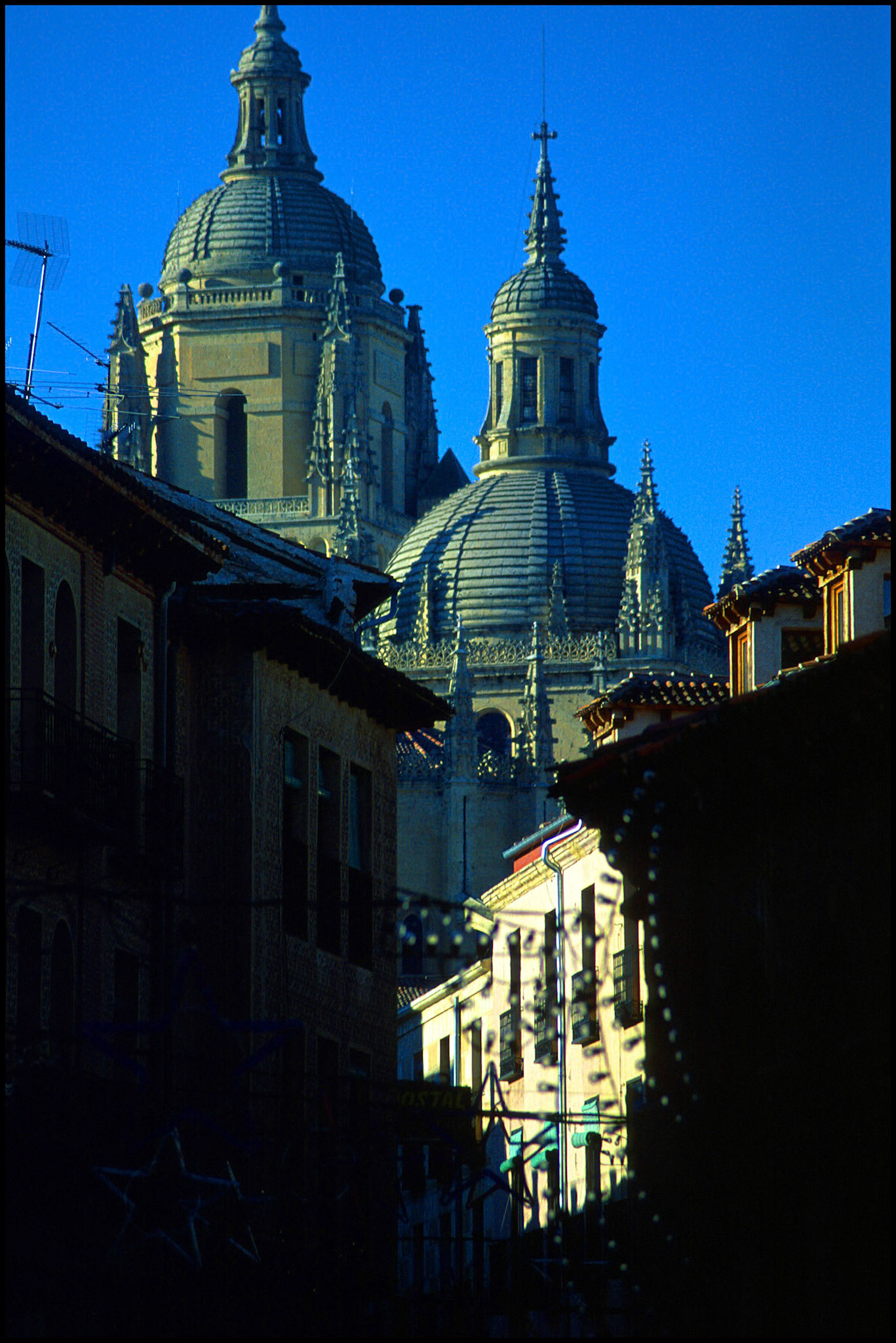 La Catedral de Segovia. Ampliar. 100ASA