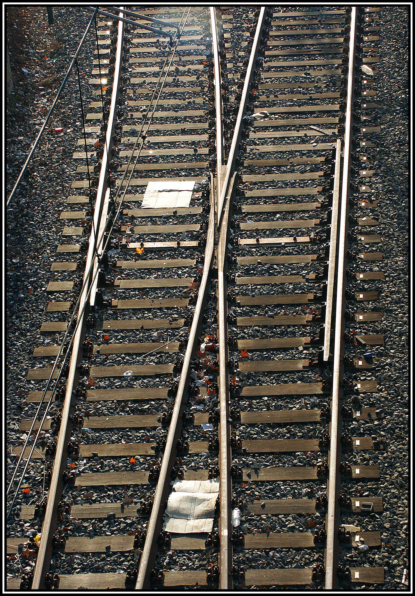 Vias de tren en Madrid. Ampliar
