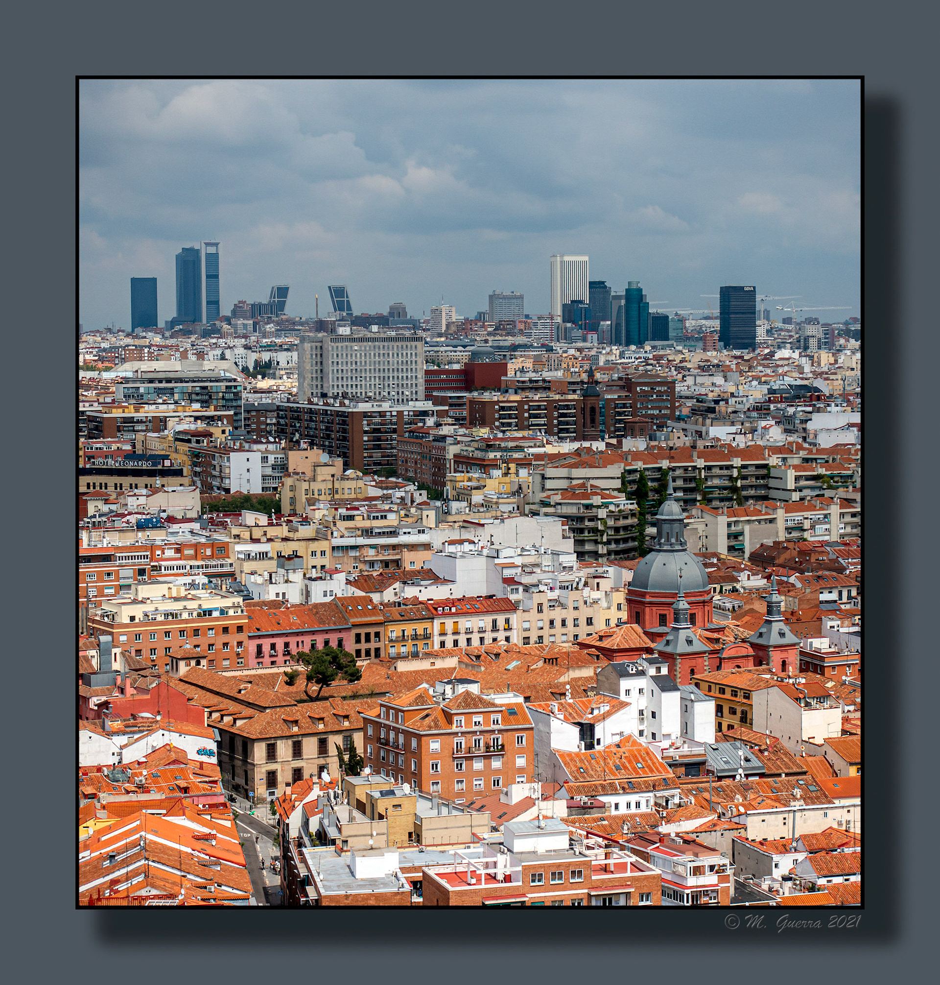 Vistas de Madrid desde el Hotel Riu de Plaza de España