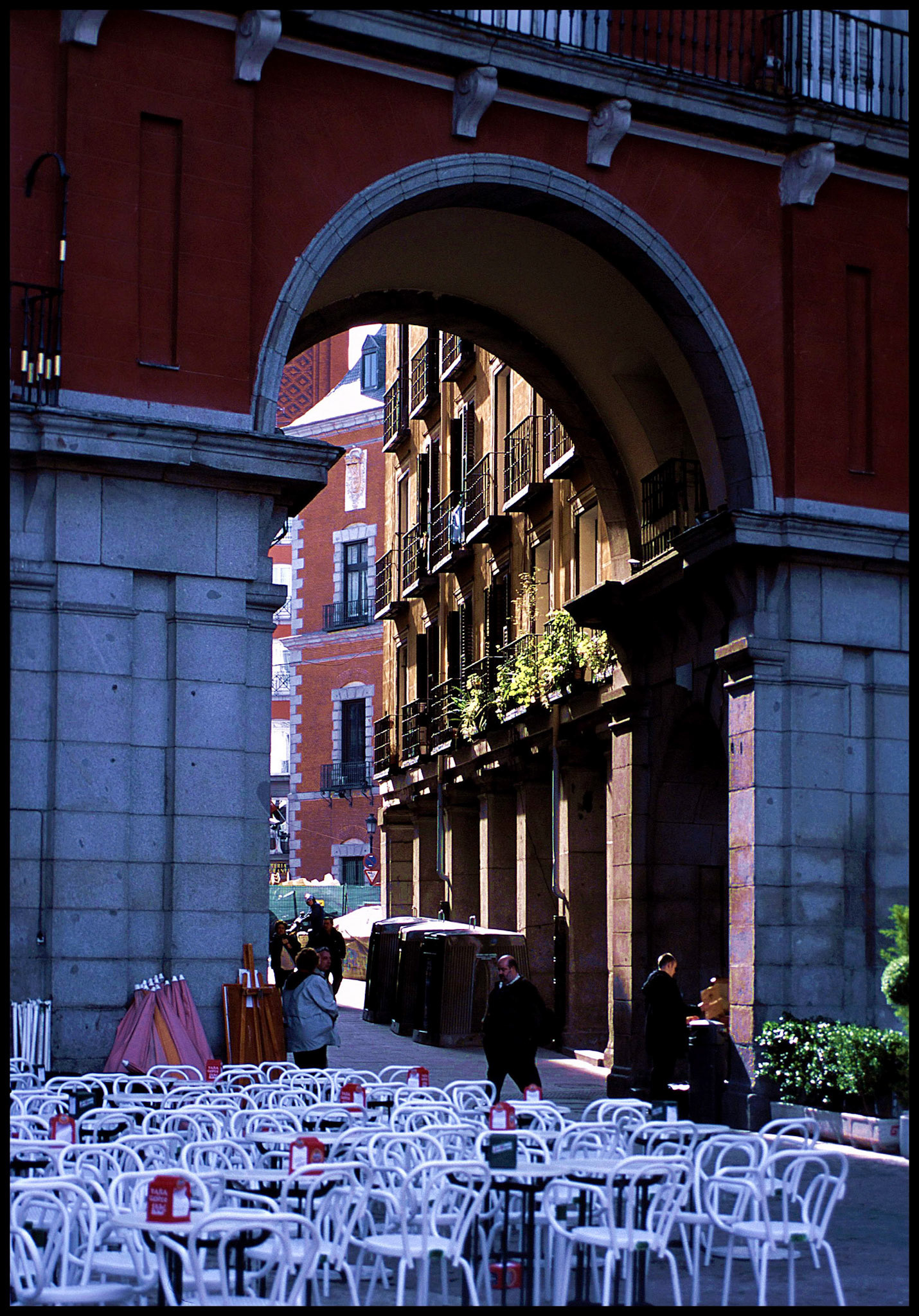 La plaza Mayor de Madrid. Ampliar