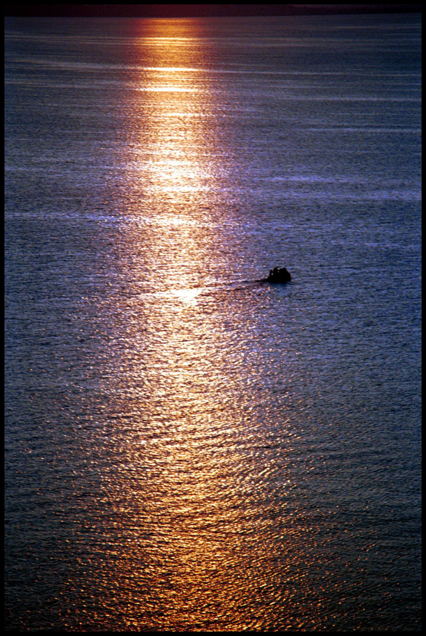 Atardecer en la Manga, Murcia. Ampliar