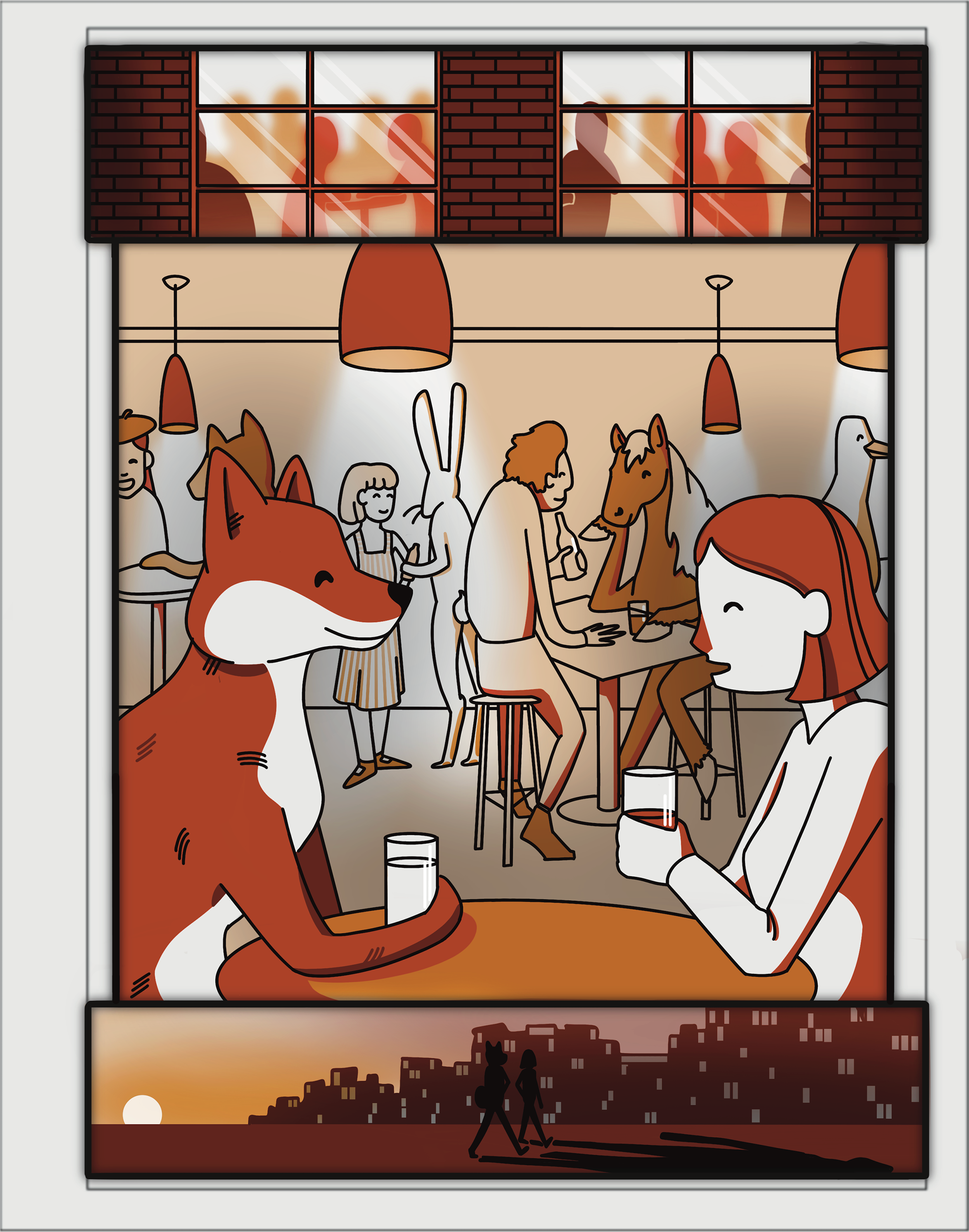 comic about the animals rioting against humans.