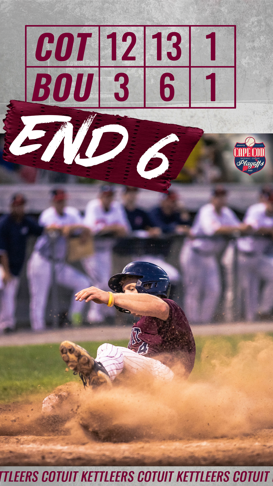 Score Update (Away) - End 6th