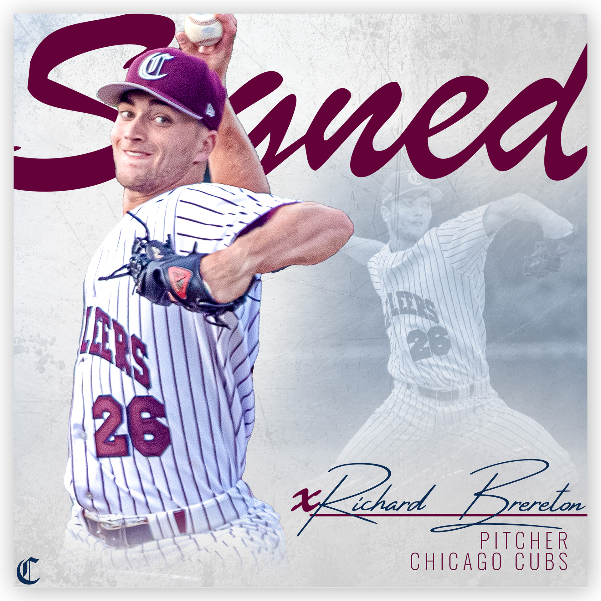 Signed to MLB - Richard Brereton