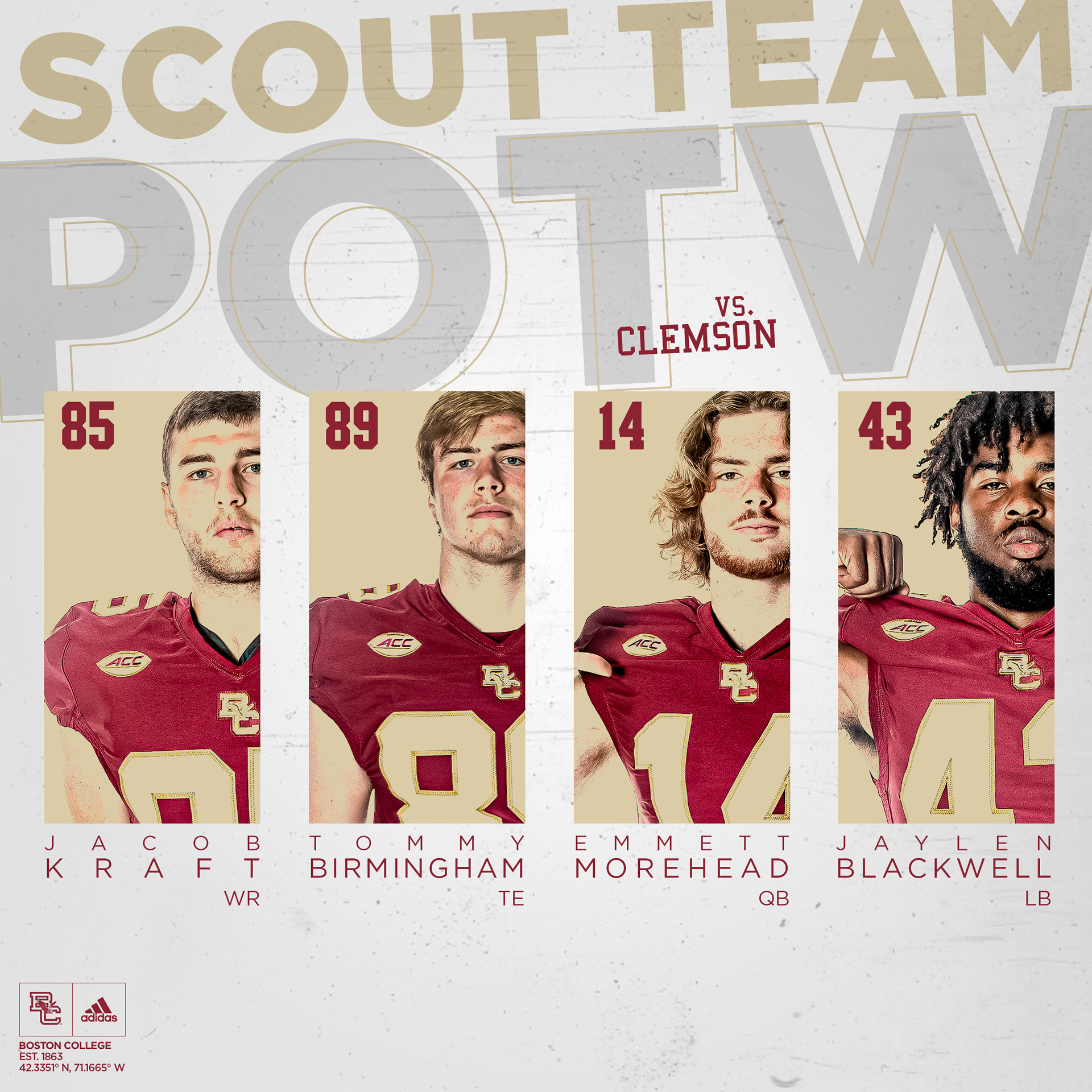 Scout Team Player of the Week