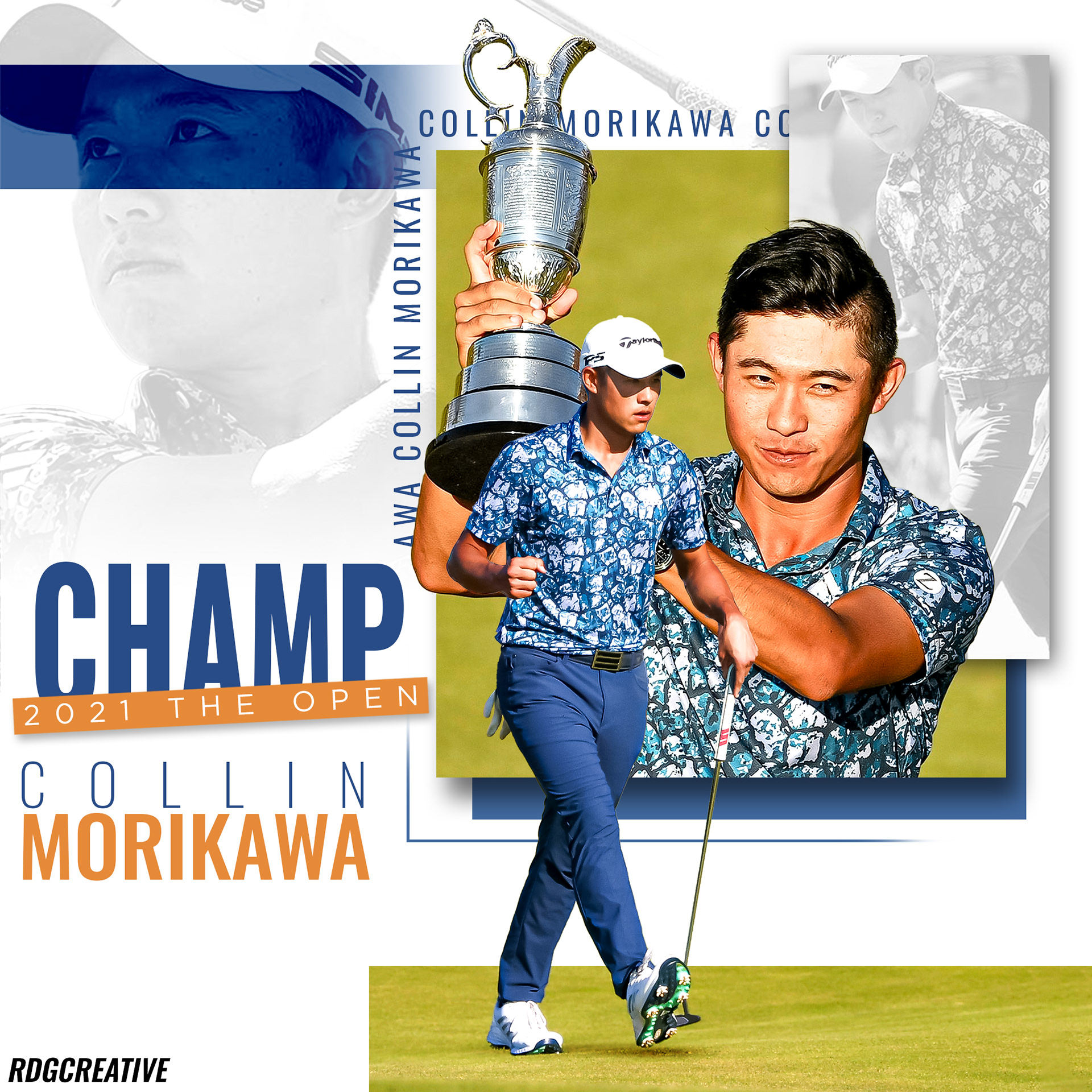 Collin Morikawa "The Open Champ" Design