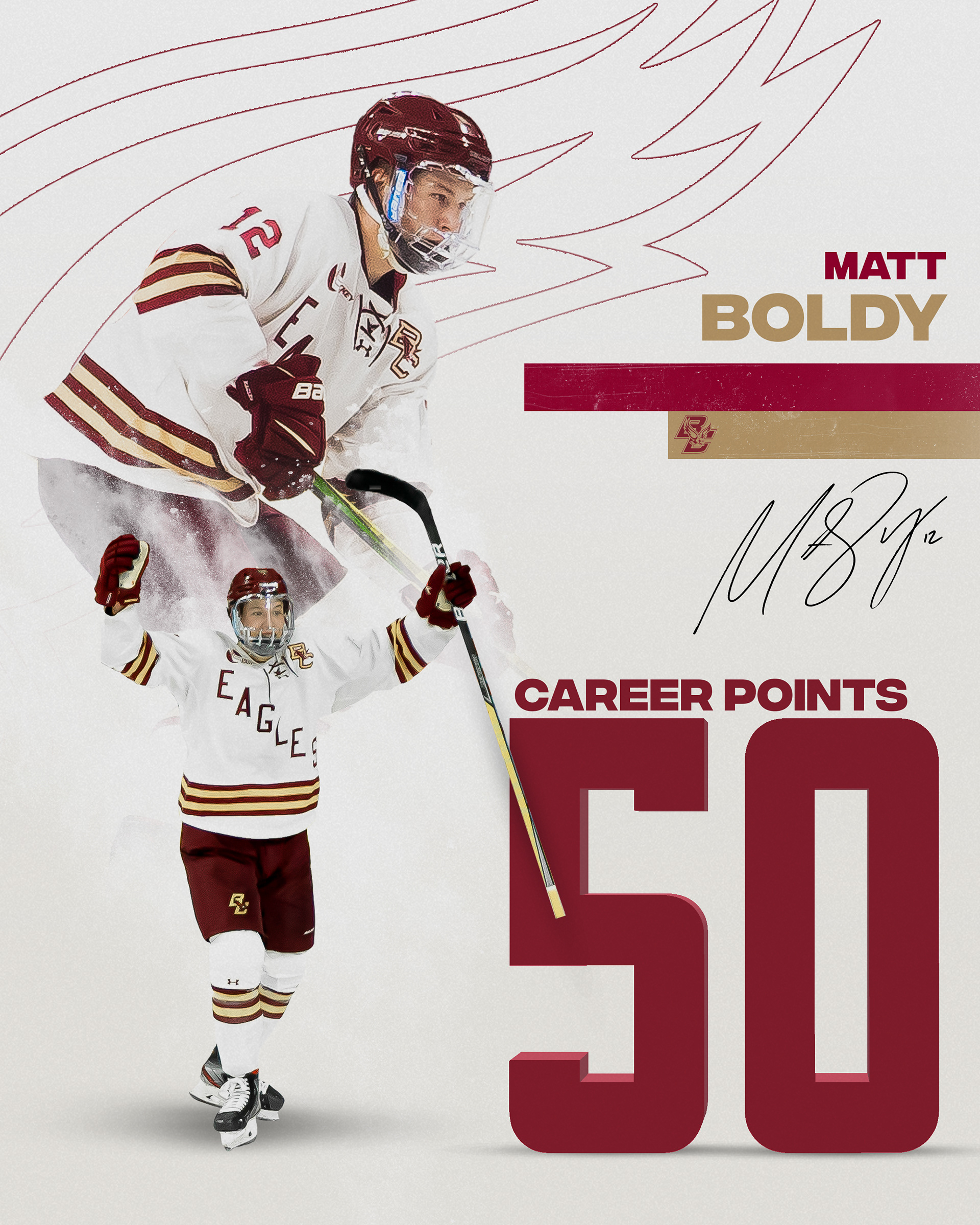 Matt Boldy 50 Points