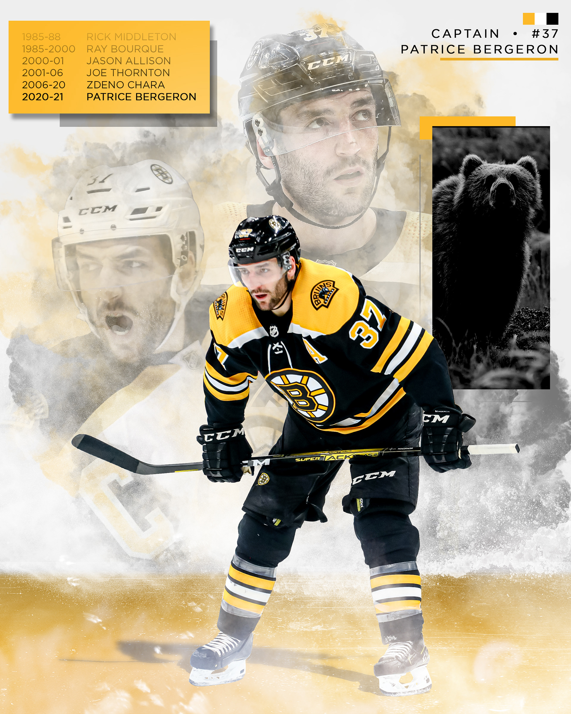 Patrice Bergeron "New Captain" Design