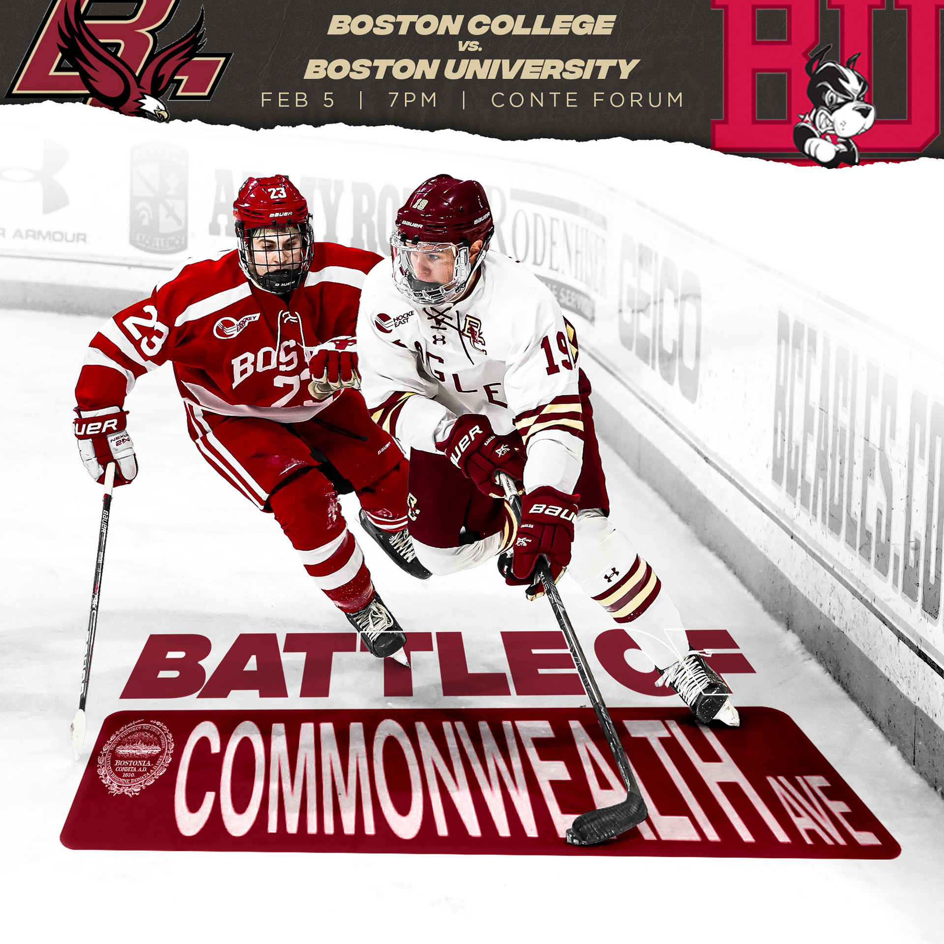 Battle of Comm Ave - Instagram