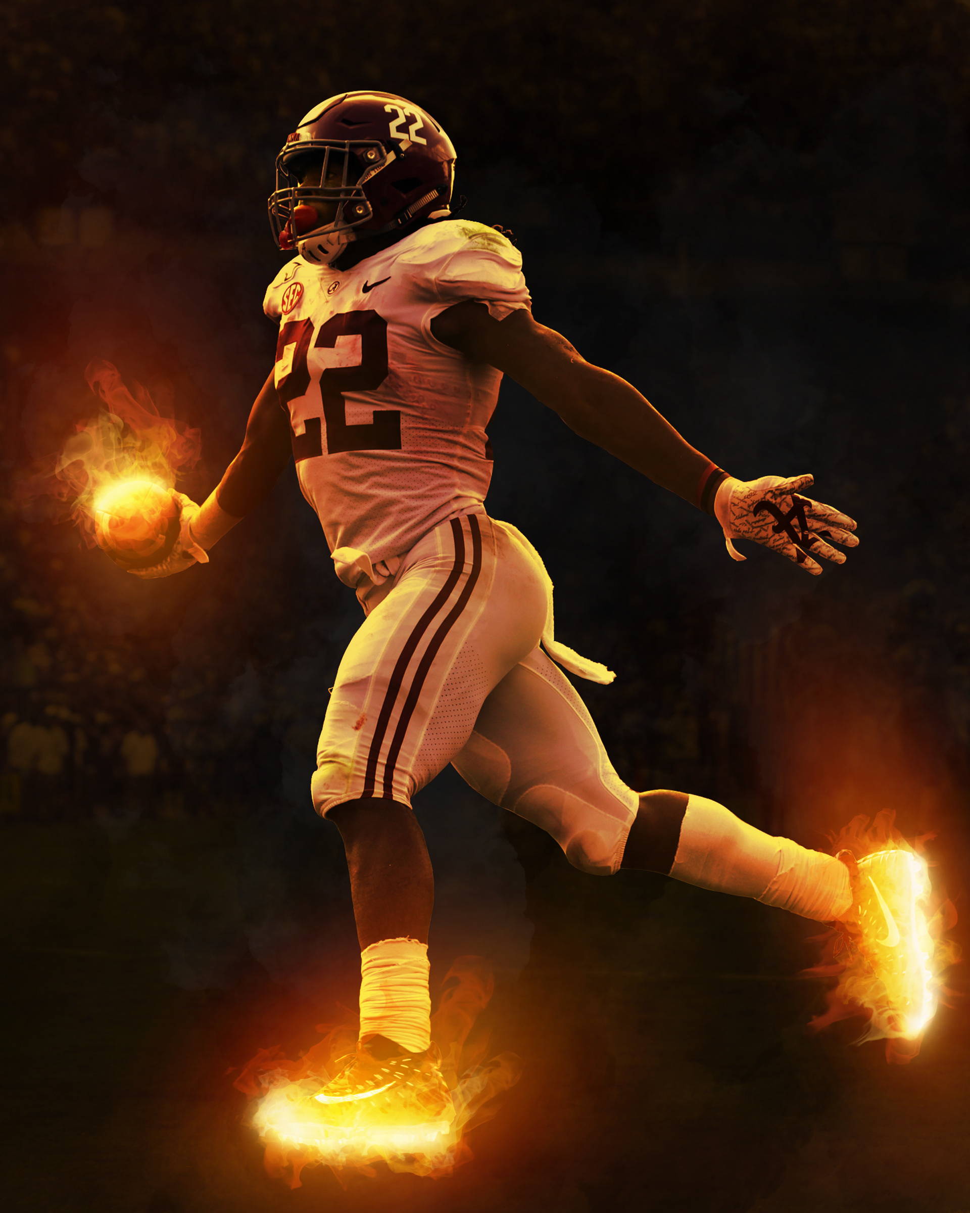 Najee Harris ON FIRE Design