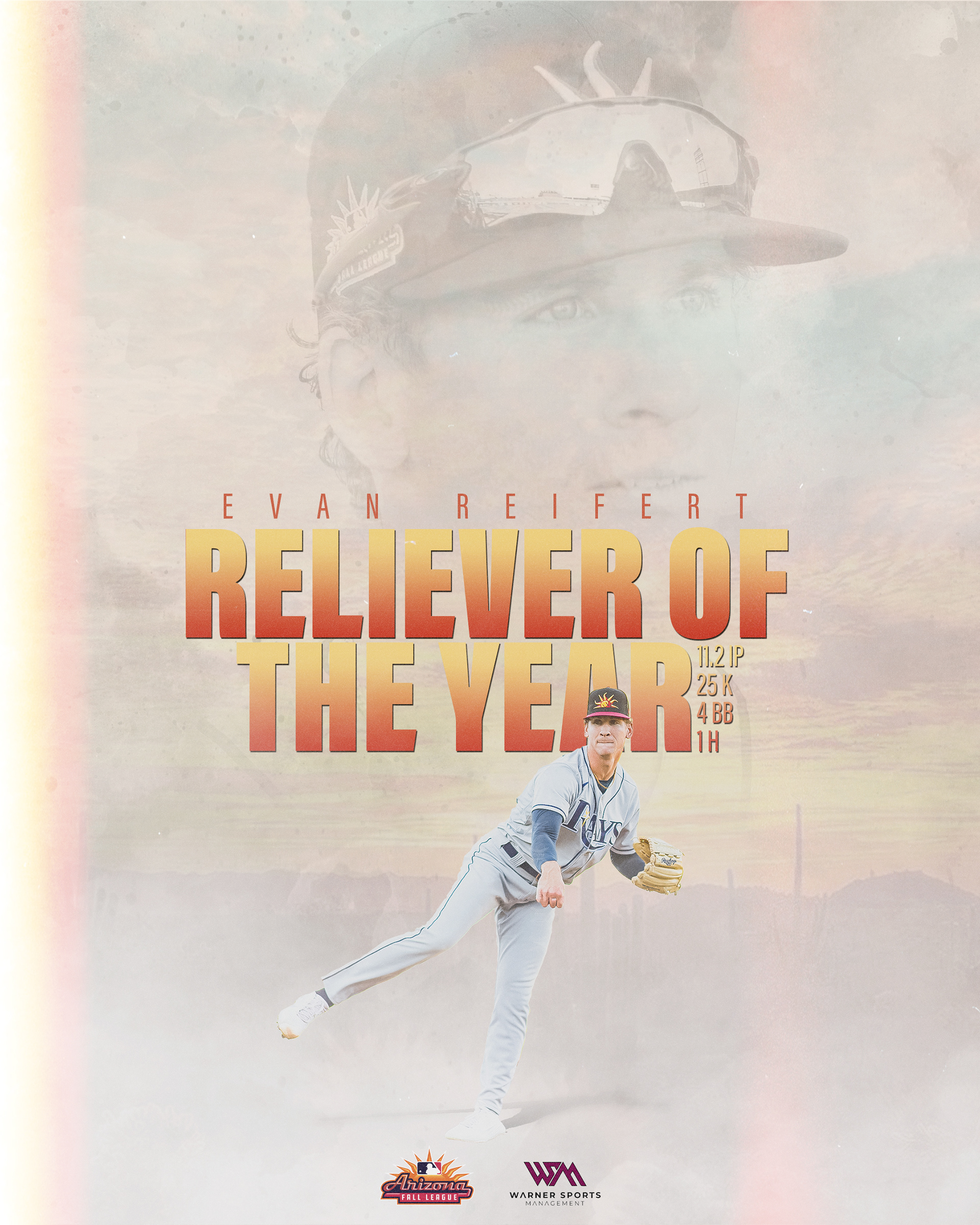 Evan Reifert Arizona Fall League ROTY 