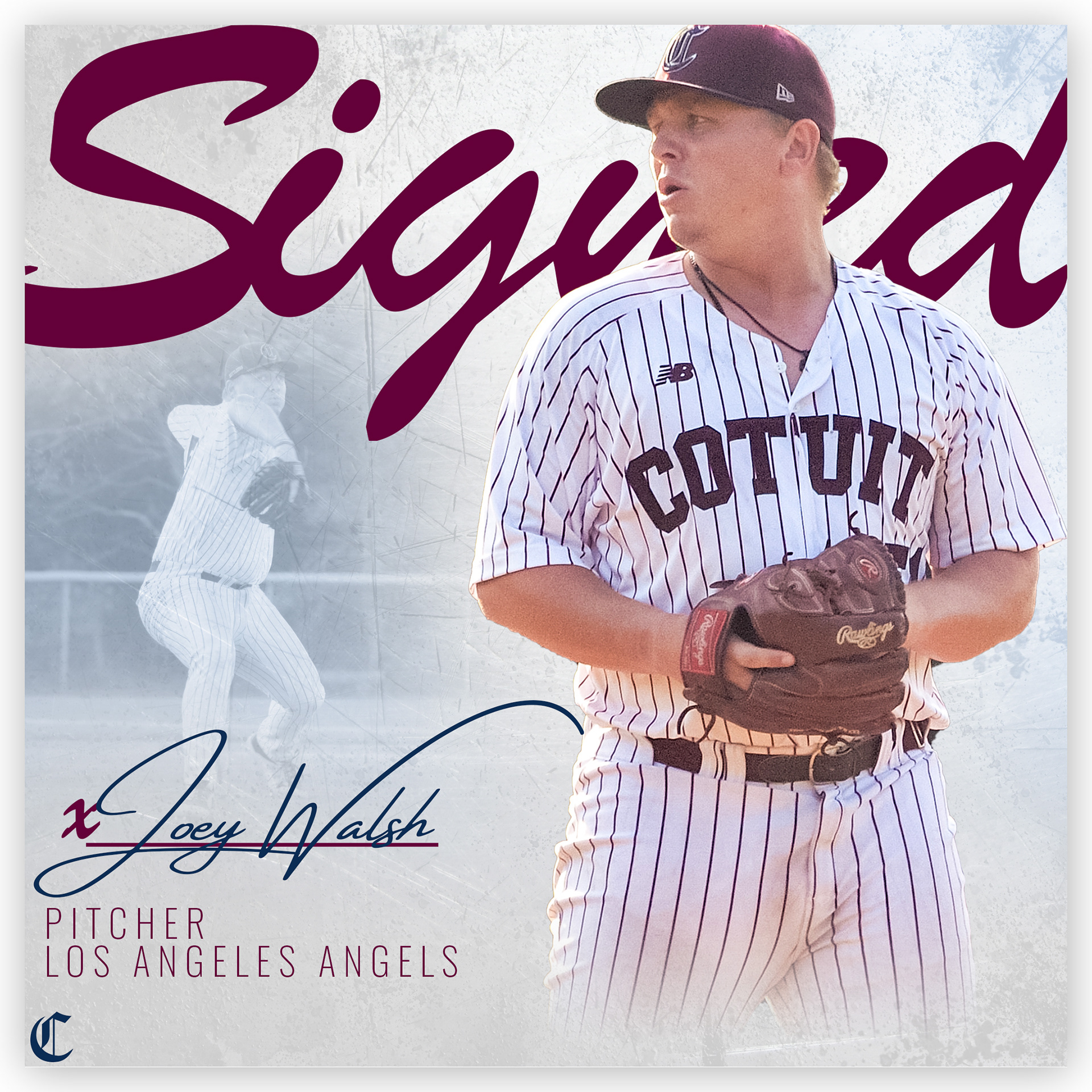 Signed to MLB - Joey Walsh